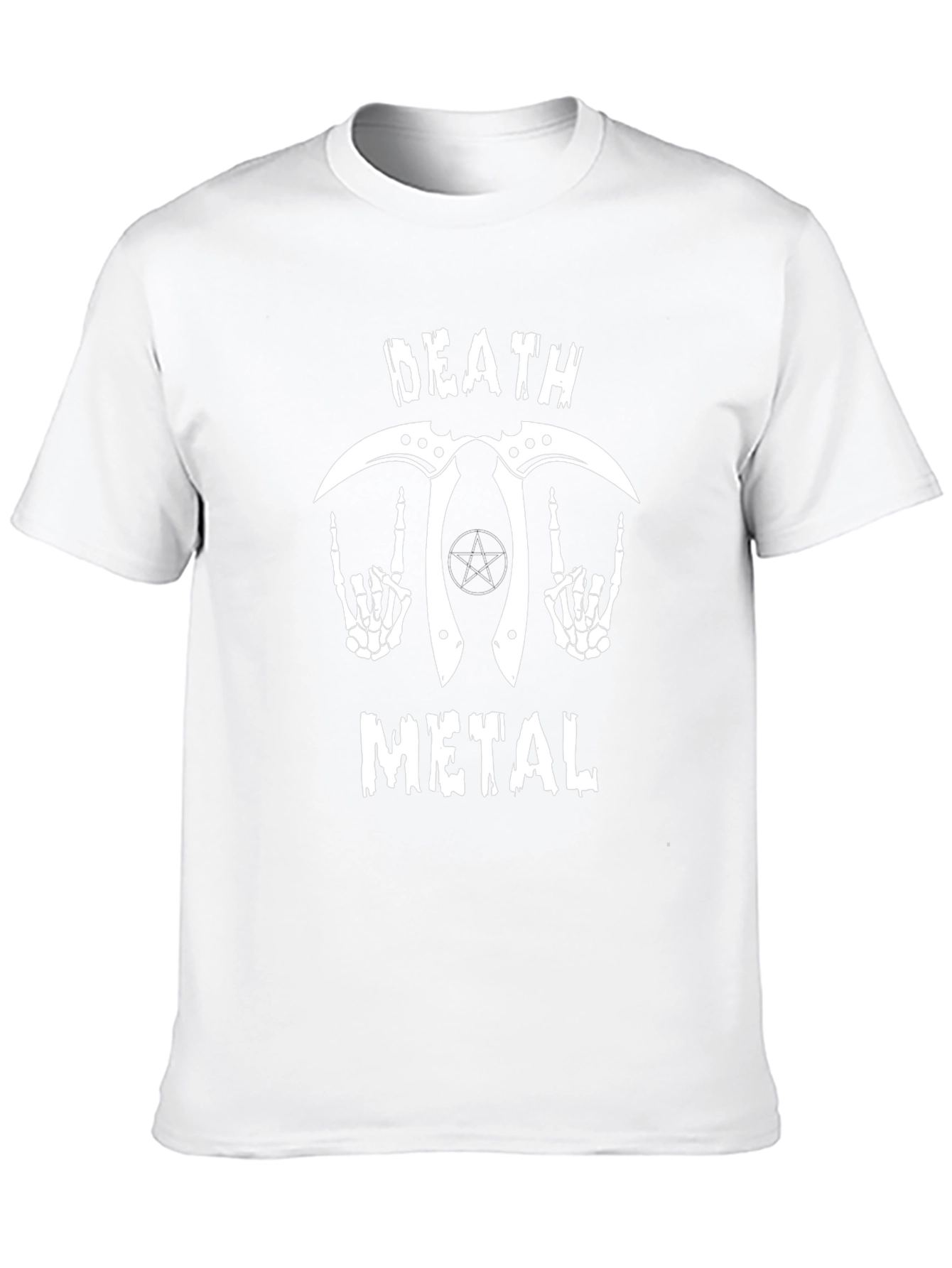 Death Metal Graphic T-Shirt - Black Rocker Tee