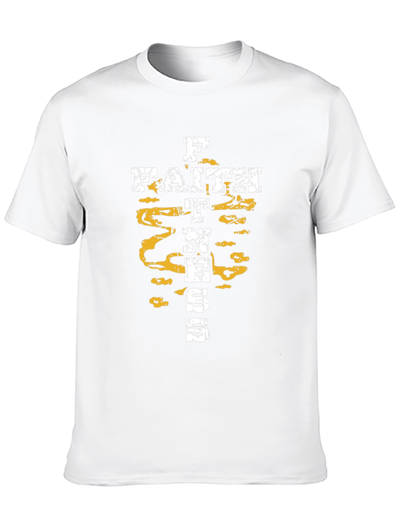 Faith Fitness T-Shirt - Black Christian Inspired Gym Wear