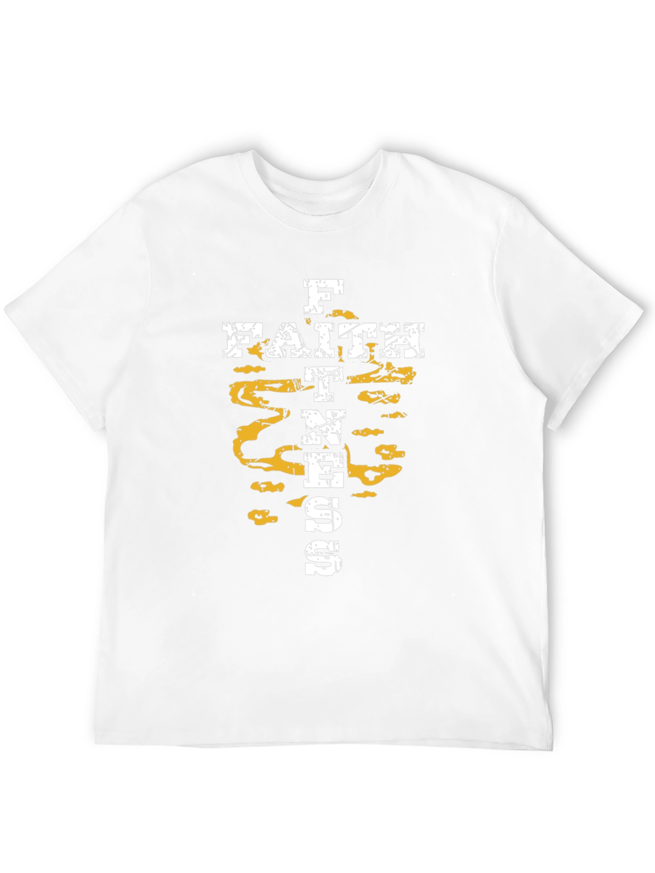 Faith Fitness T-Shirt - Black Christian Inspired Gym Wear