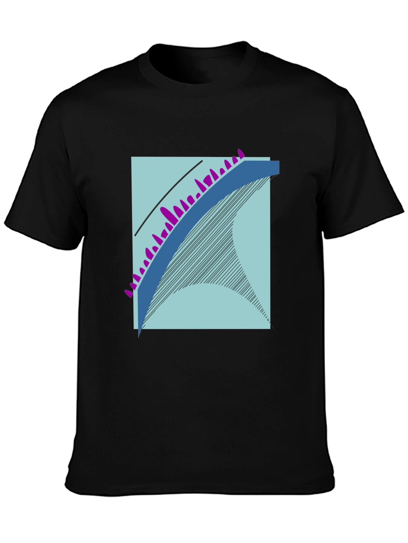 Abstract Design Graphic Tee - Modern Art Shirt