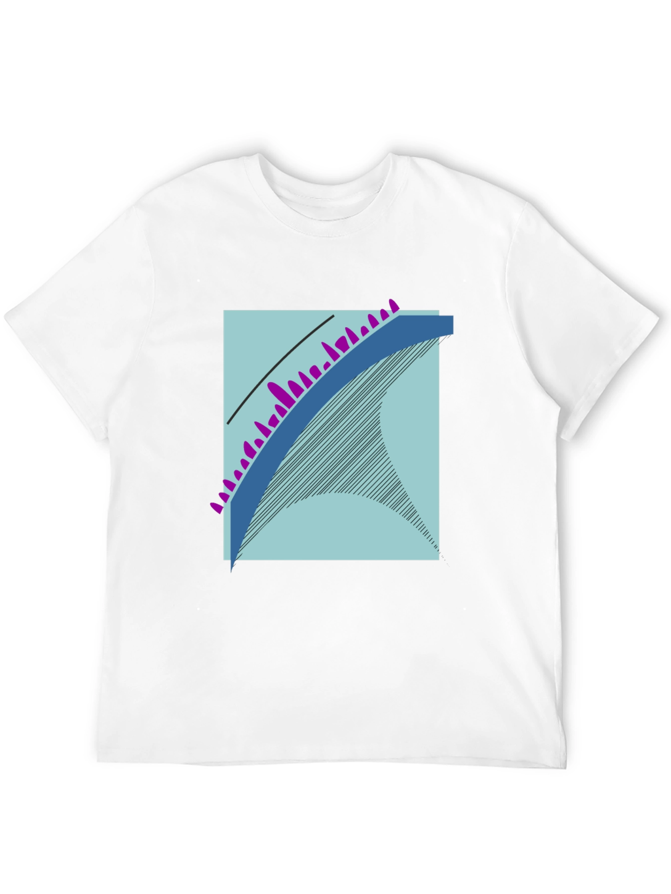 Abstract Design Graphic Tee - Modern Art Shirt