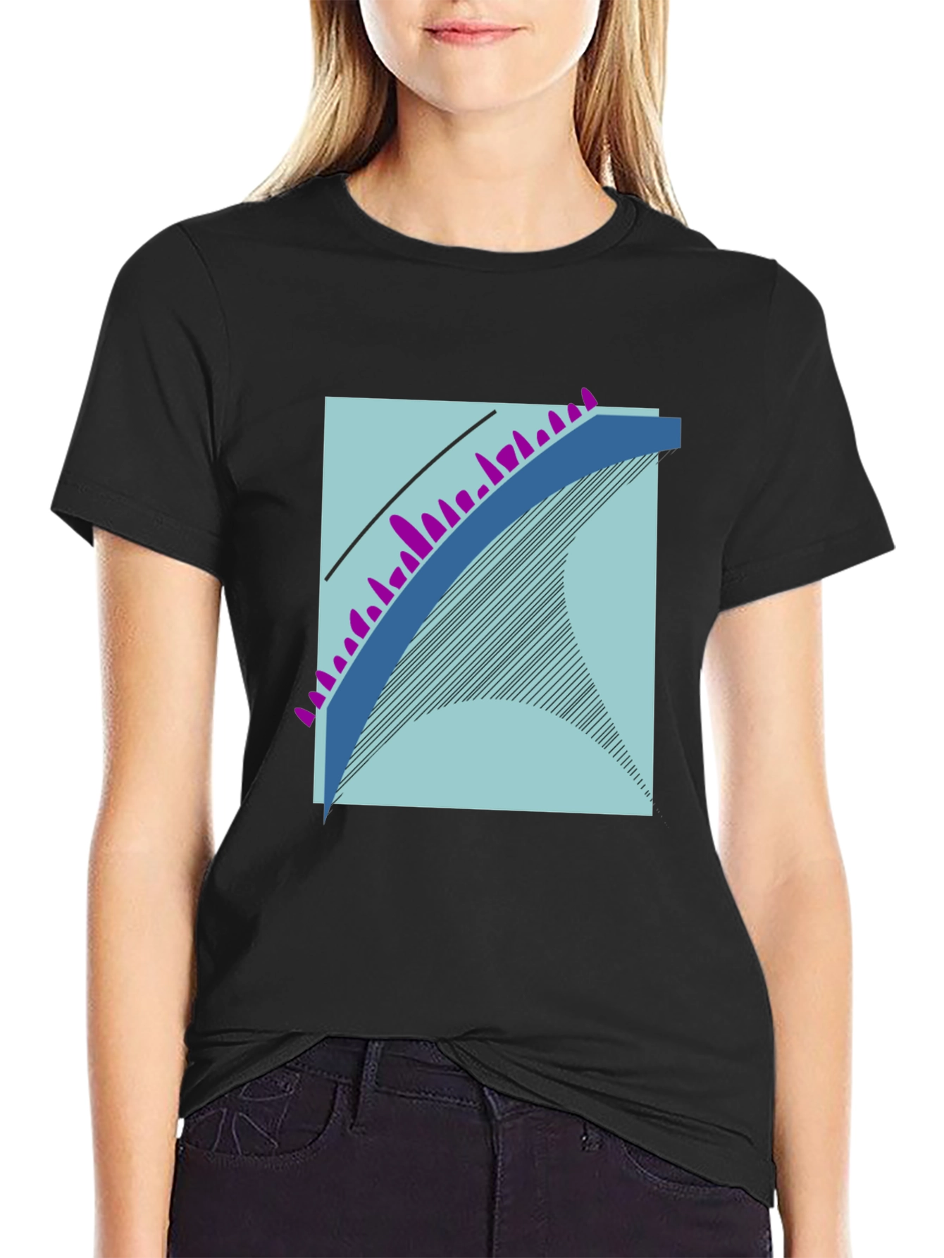 Abstract Design Graphic Tee - Modern Art Shirt