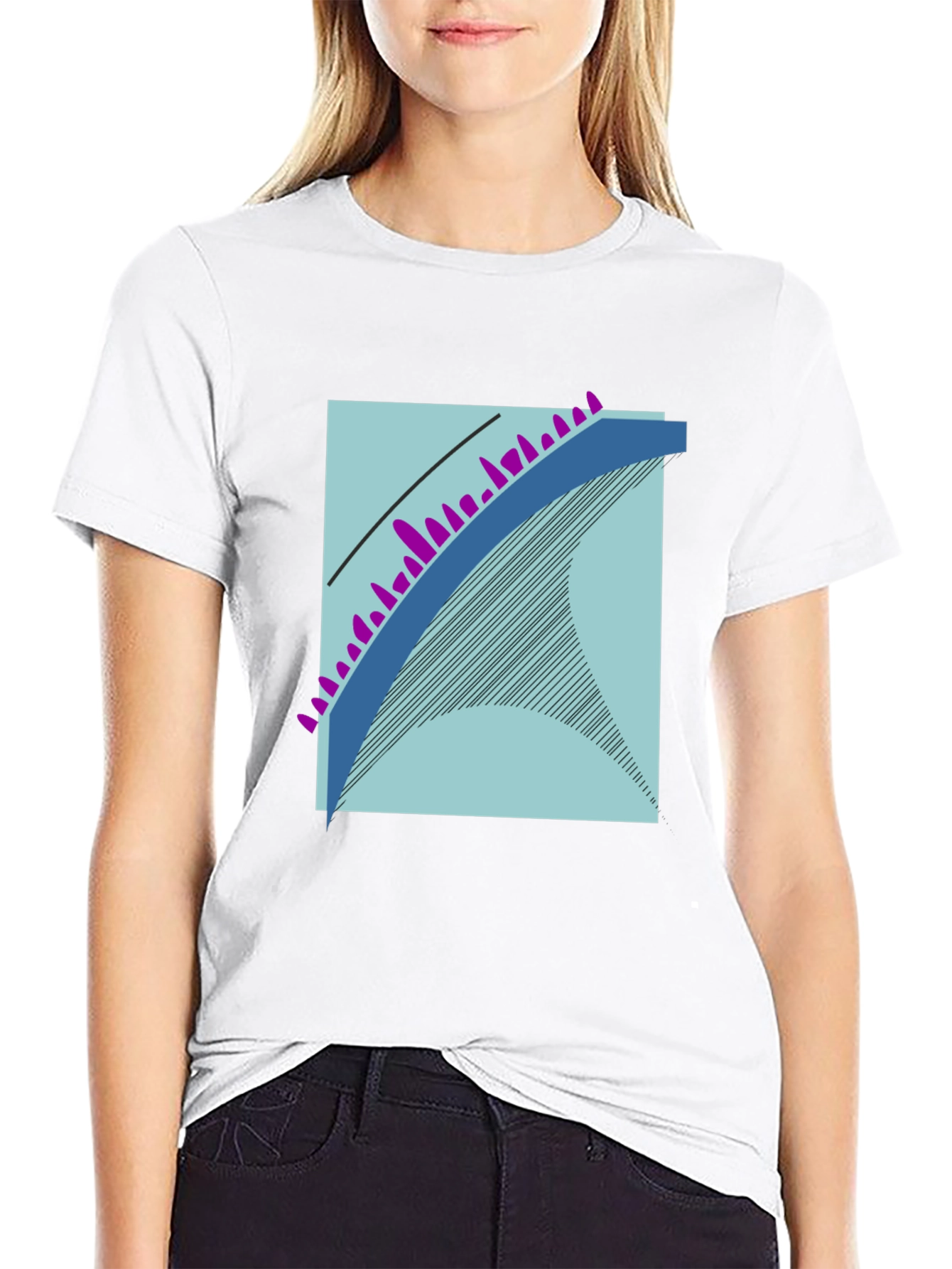 Abstract Design Graphic Tee - Modern Art Shirt