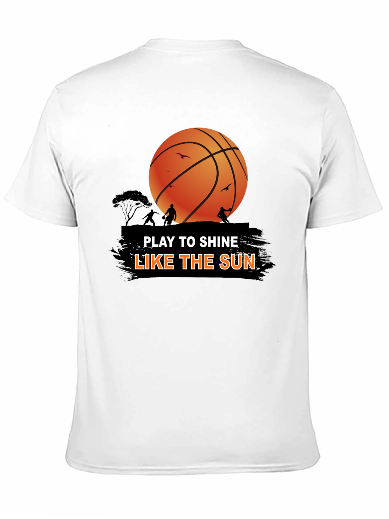 Basketball Play to Shine Graphic T-Shirt