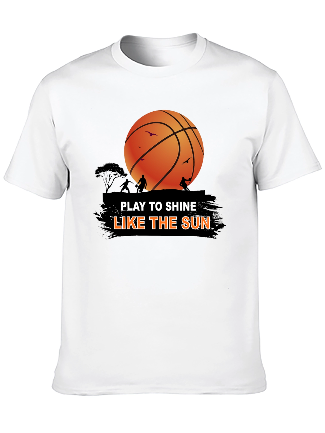 Basketball Play to Shine Graphic T-Shirt