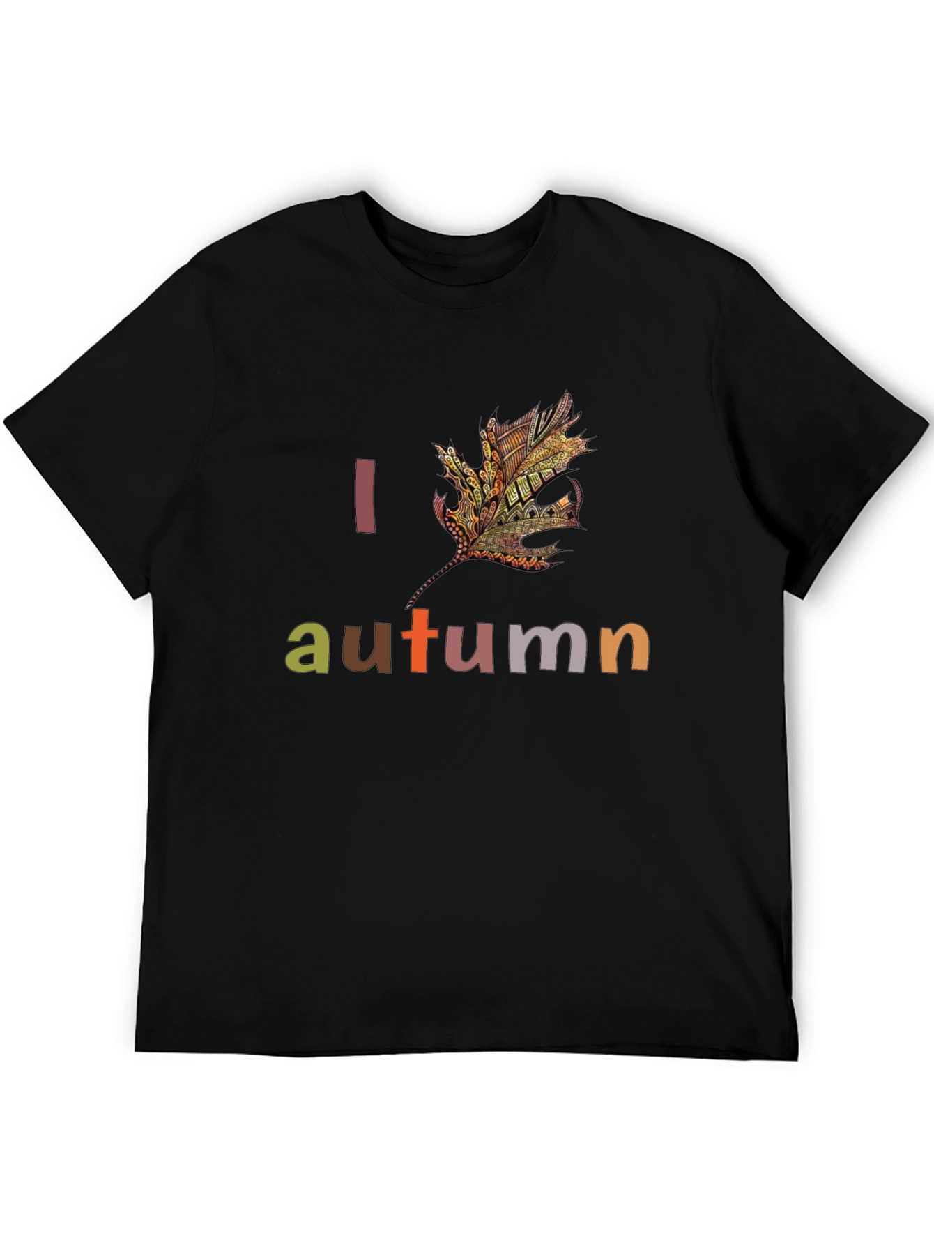 I Love Autumn Graphic T-Shirt