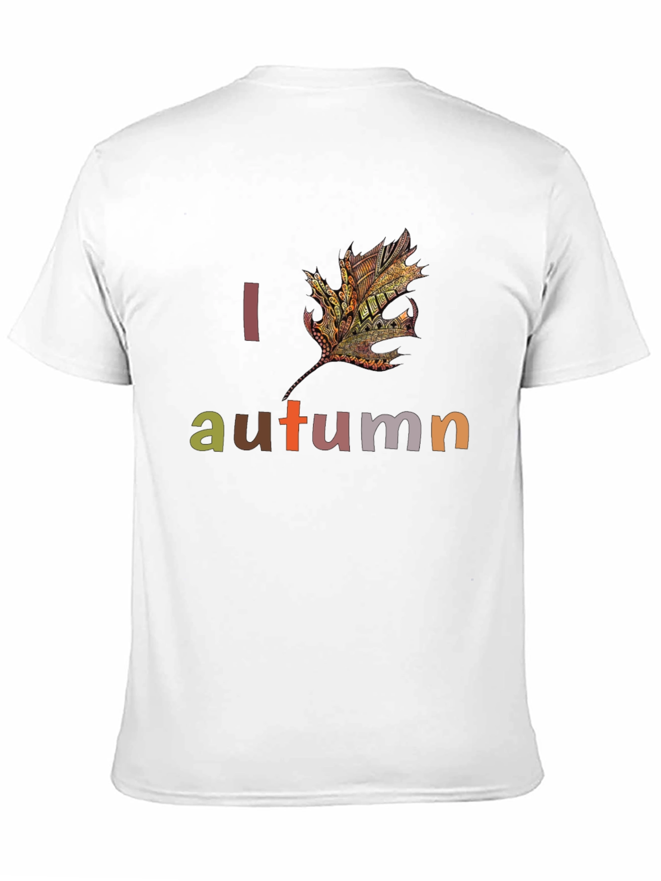 I Love Autumn Graphic T-Shirt