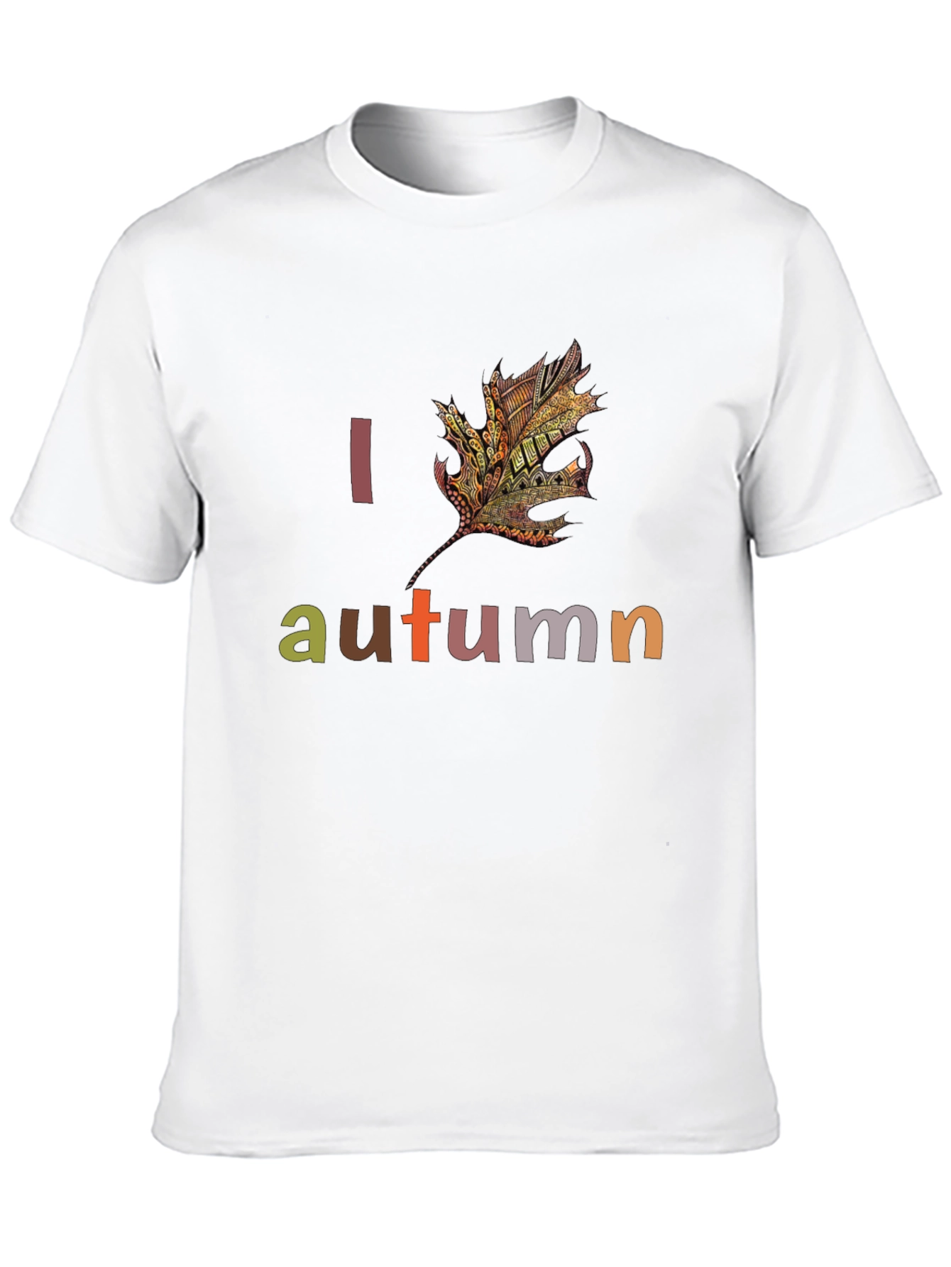 I Love Autumn Graphic T-Shirt