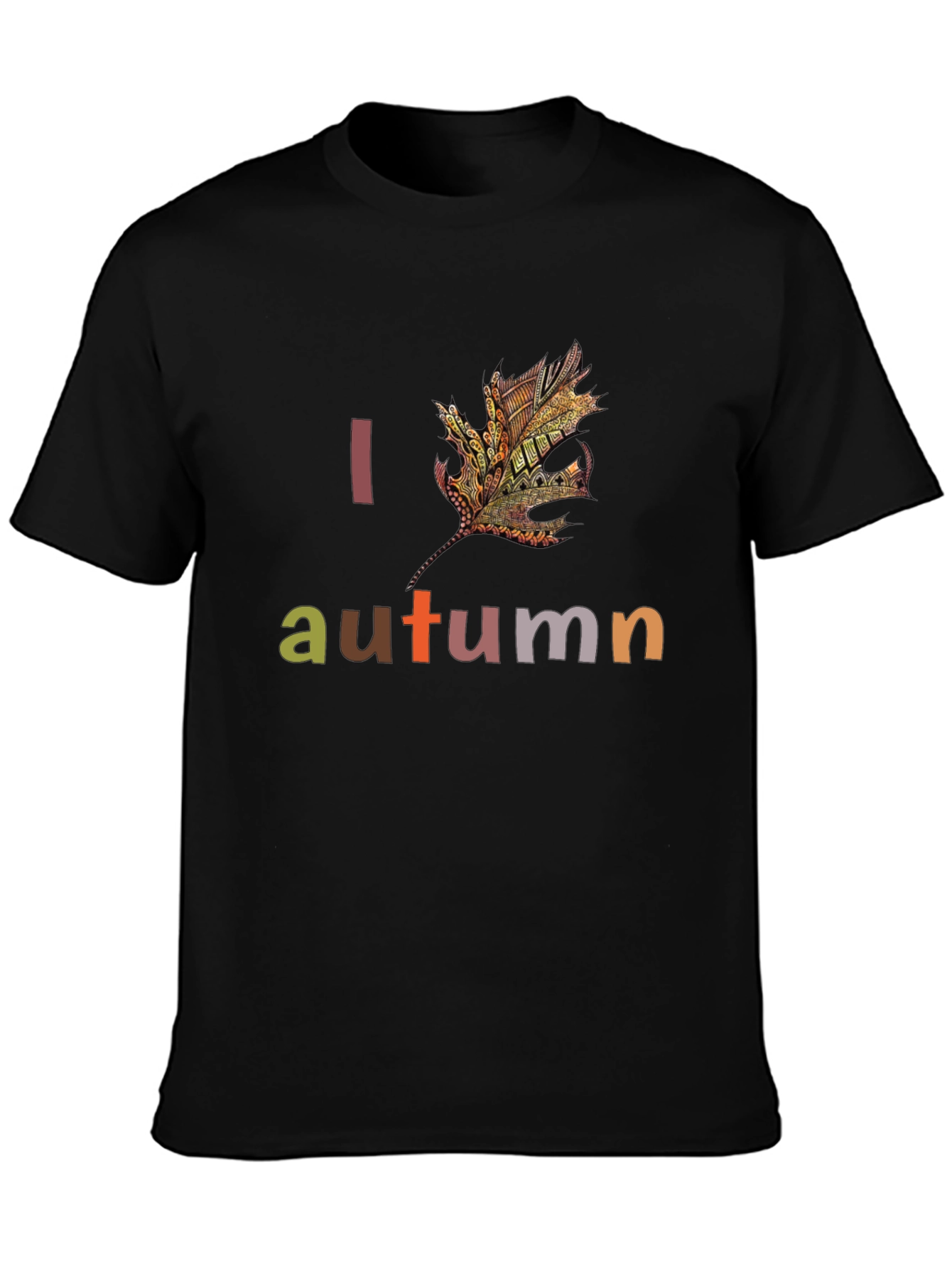 I Love Autumn Graphic T-Shirt