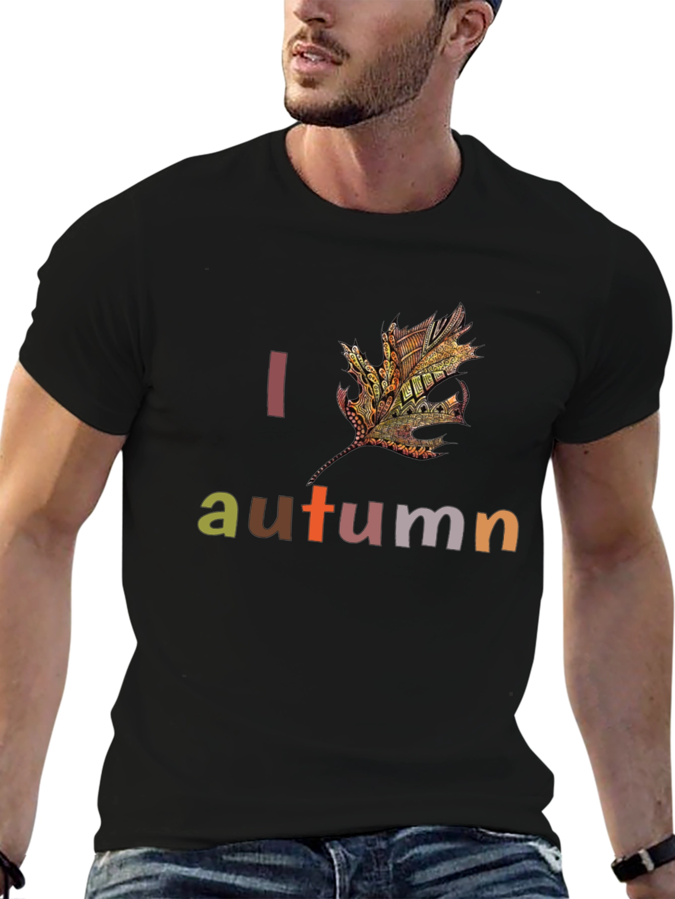 I Love Autumn Graphic T-Shirt