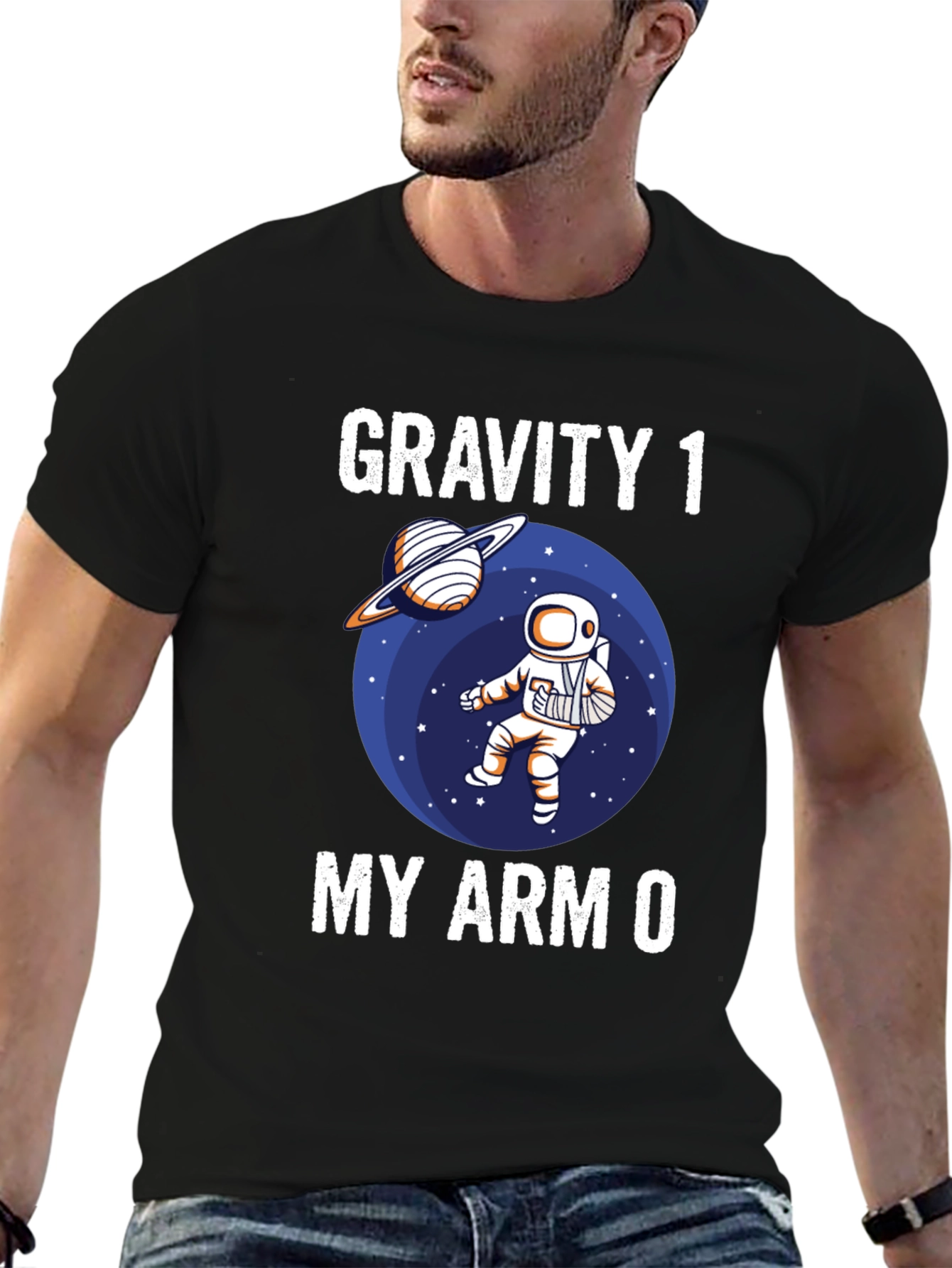 Gravity 1 My Arm 0 Graphic T-Shirt