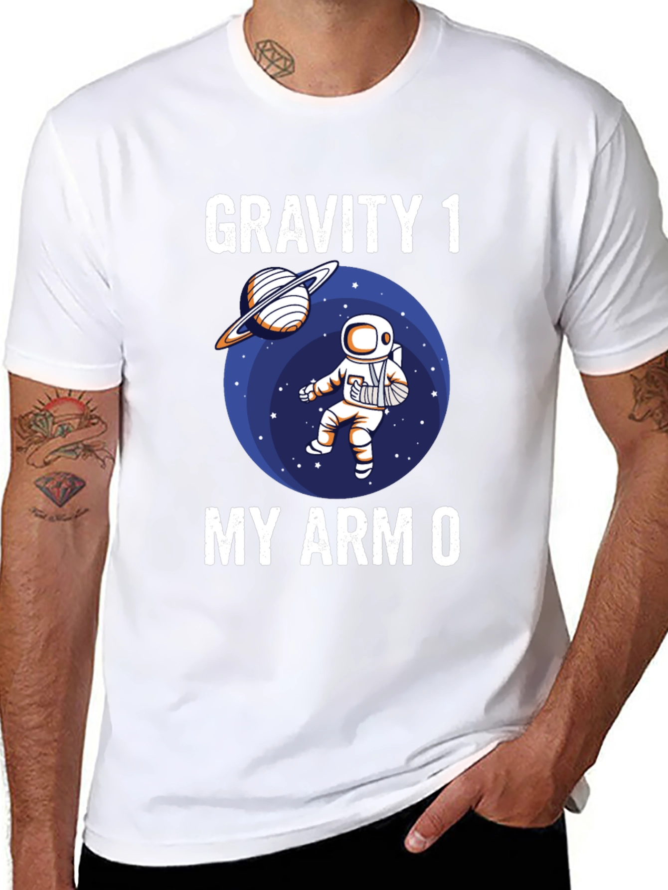 Gravity 1 My Arm 0 Graphic T-Shirt