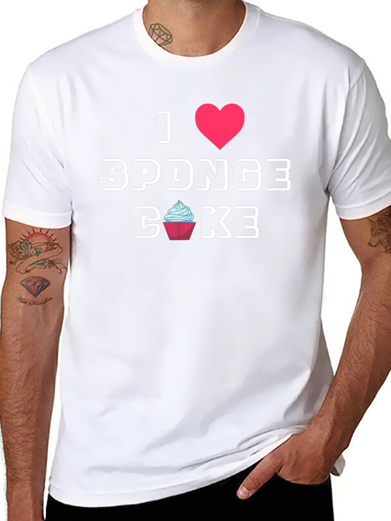 I Love Sponge Cake T-Shirt