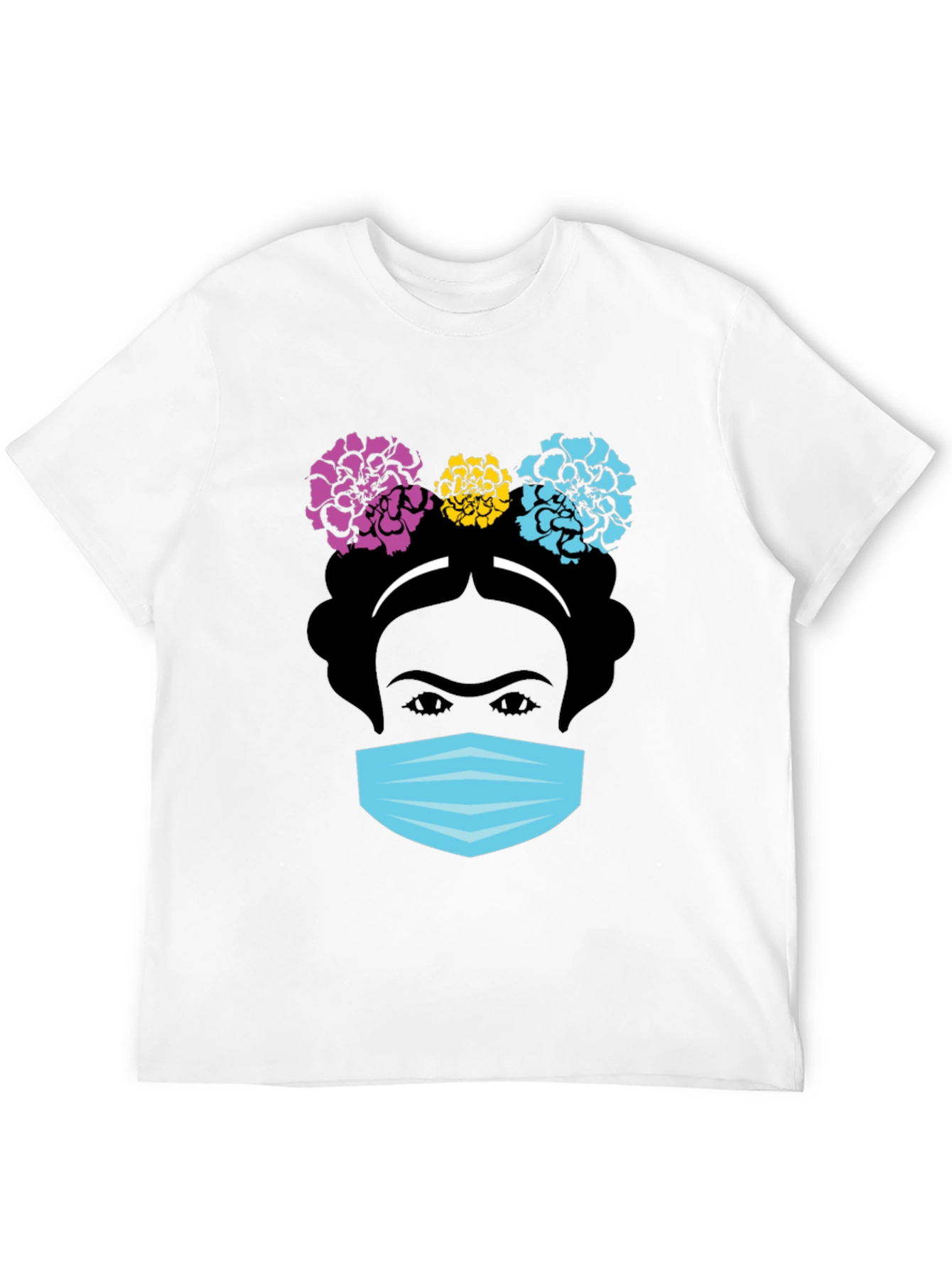 Frida Kahlo Masked T-Shirt - Artistic Graphic Tee