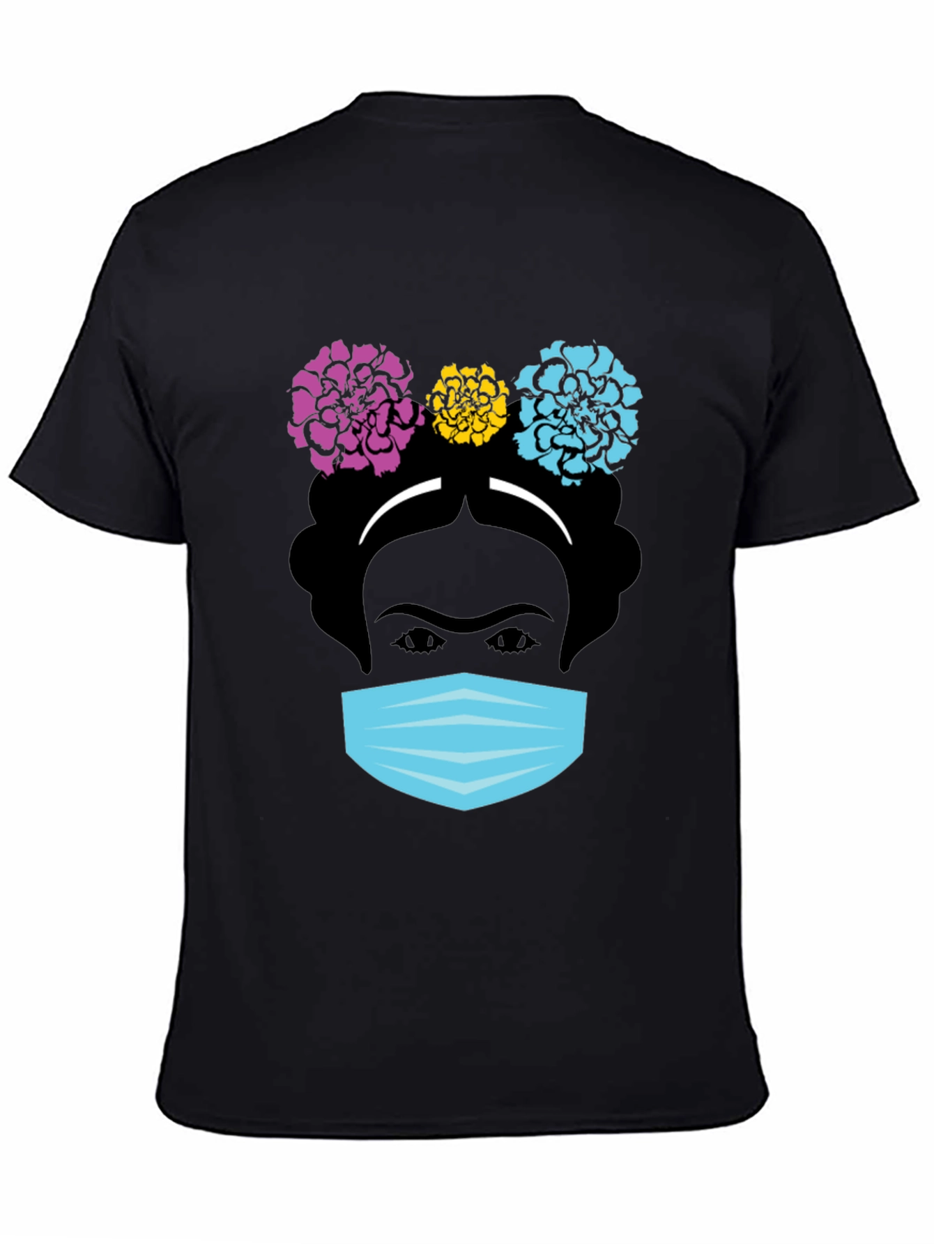 Frida Kahlo Masked T-Shirt - Artistic Graphic Tee