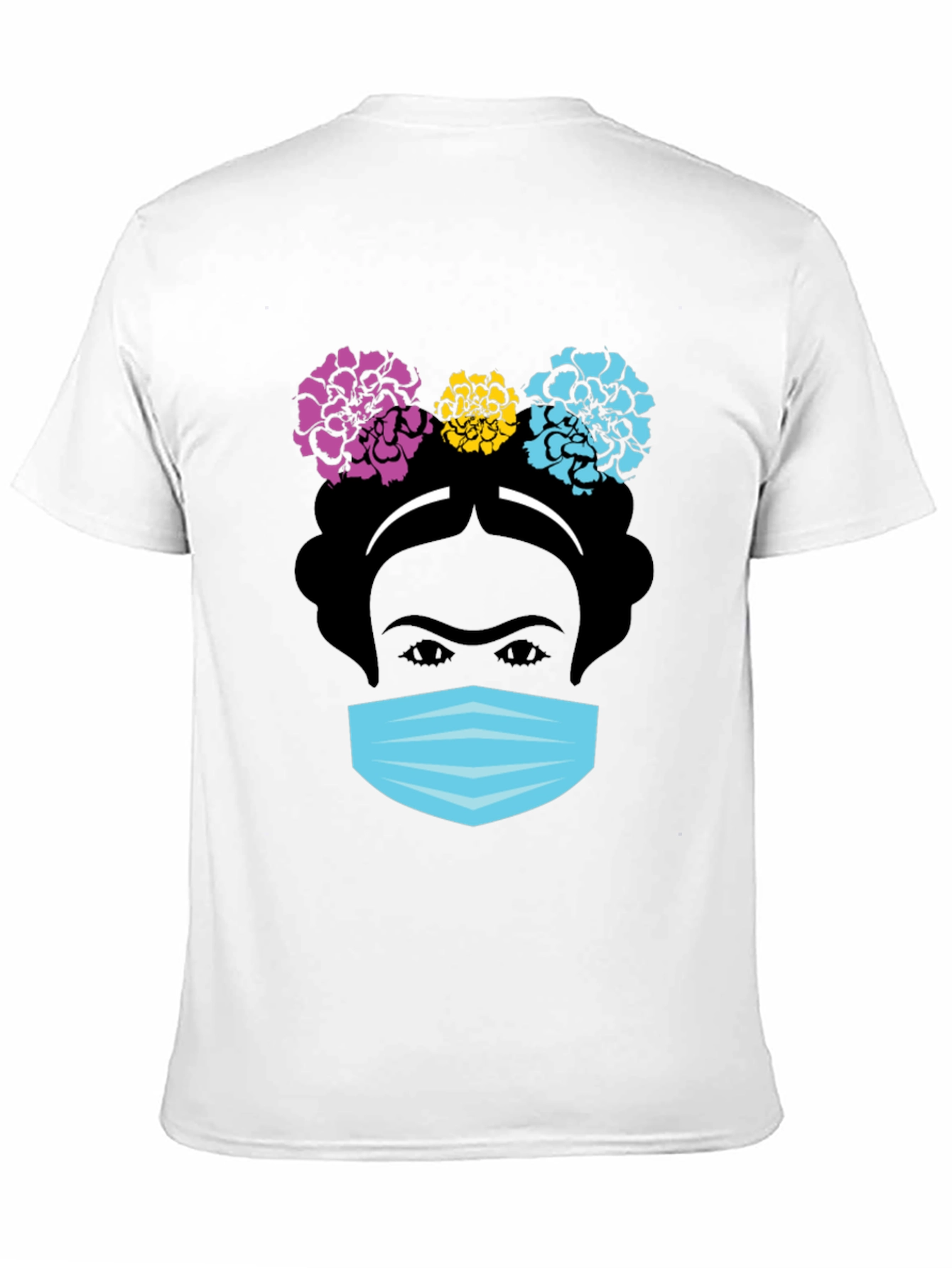 Frida Kahlo Masked T-Shirt - Artistic Graphic Tee