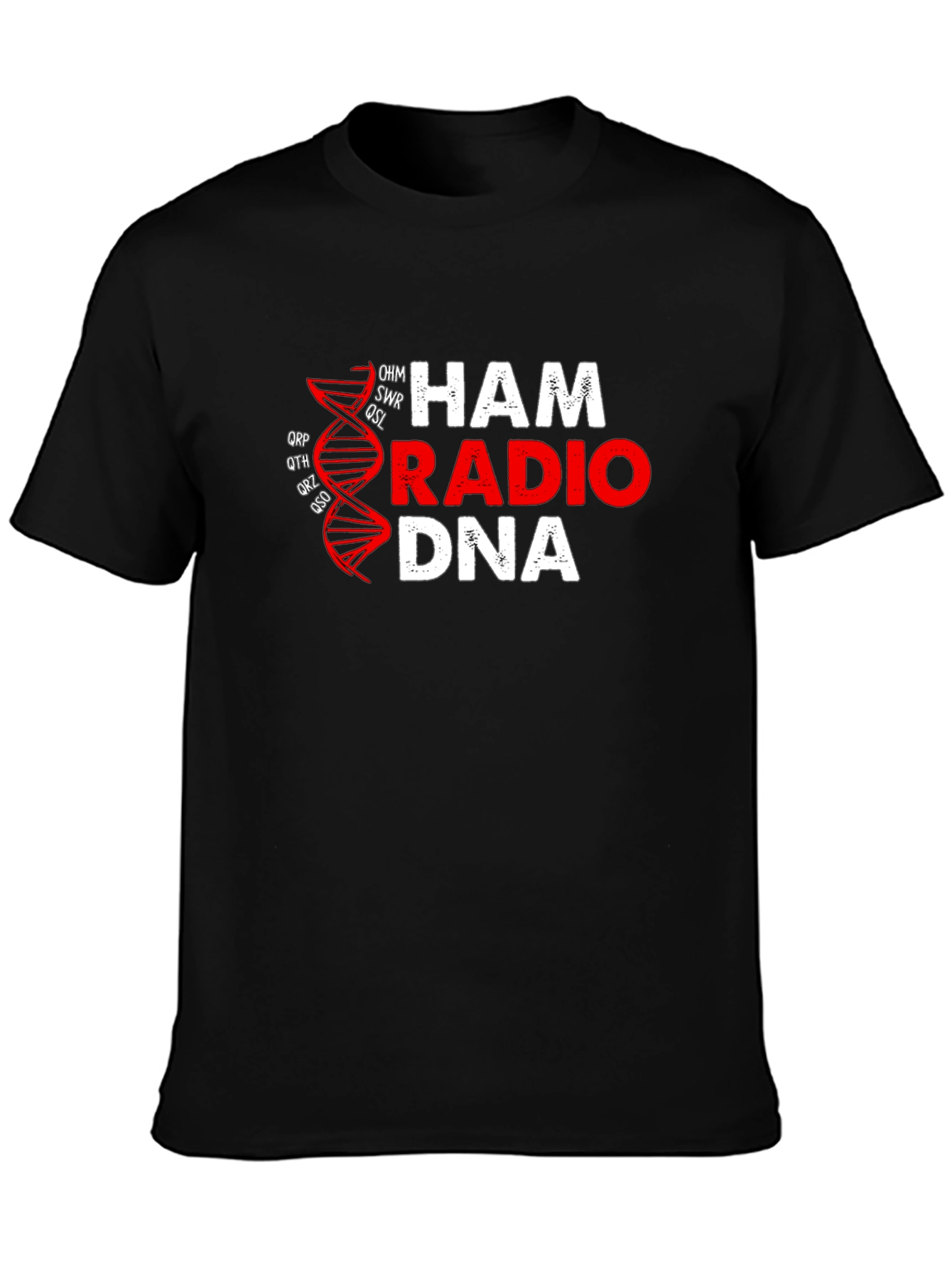 Ham Radio DNA T-Shirt - Black