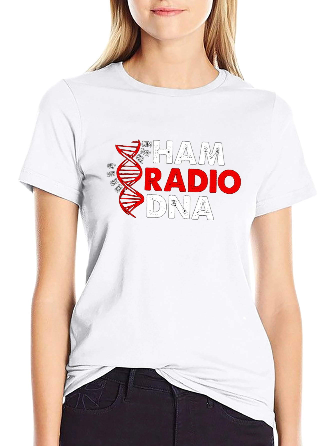 Ham Radio DNA T-Shirt - Black