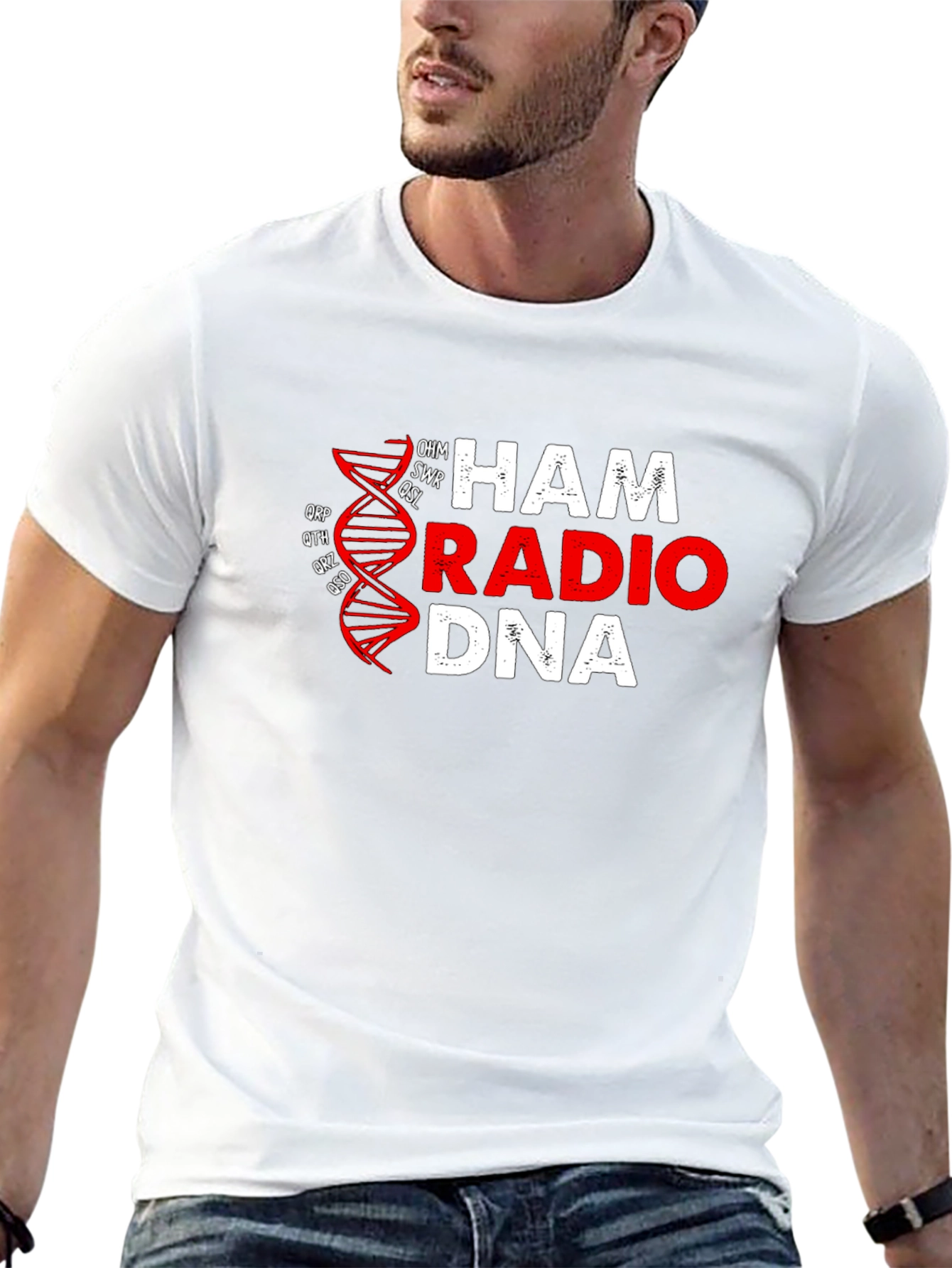 Ham Radio DNA T-Shirt - Black