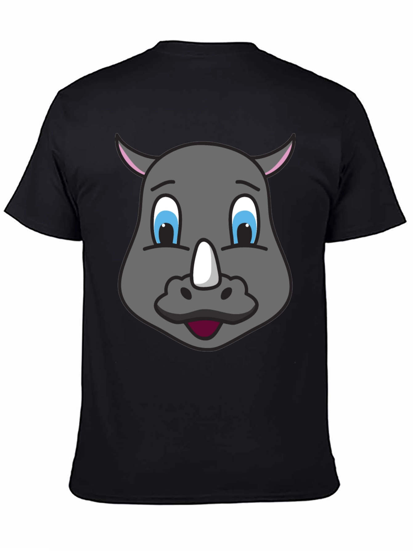 Cartoon Rhino T-Shirt - Unique Graphic Tee