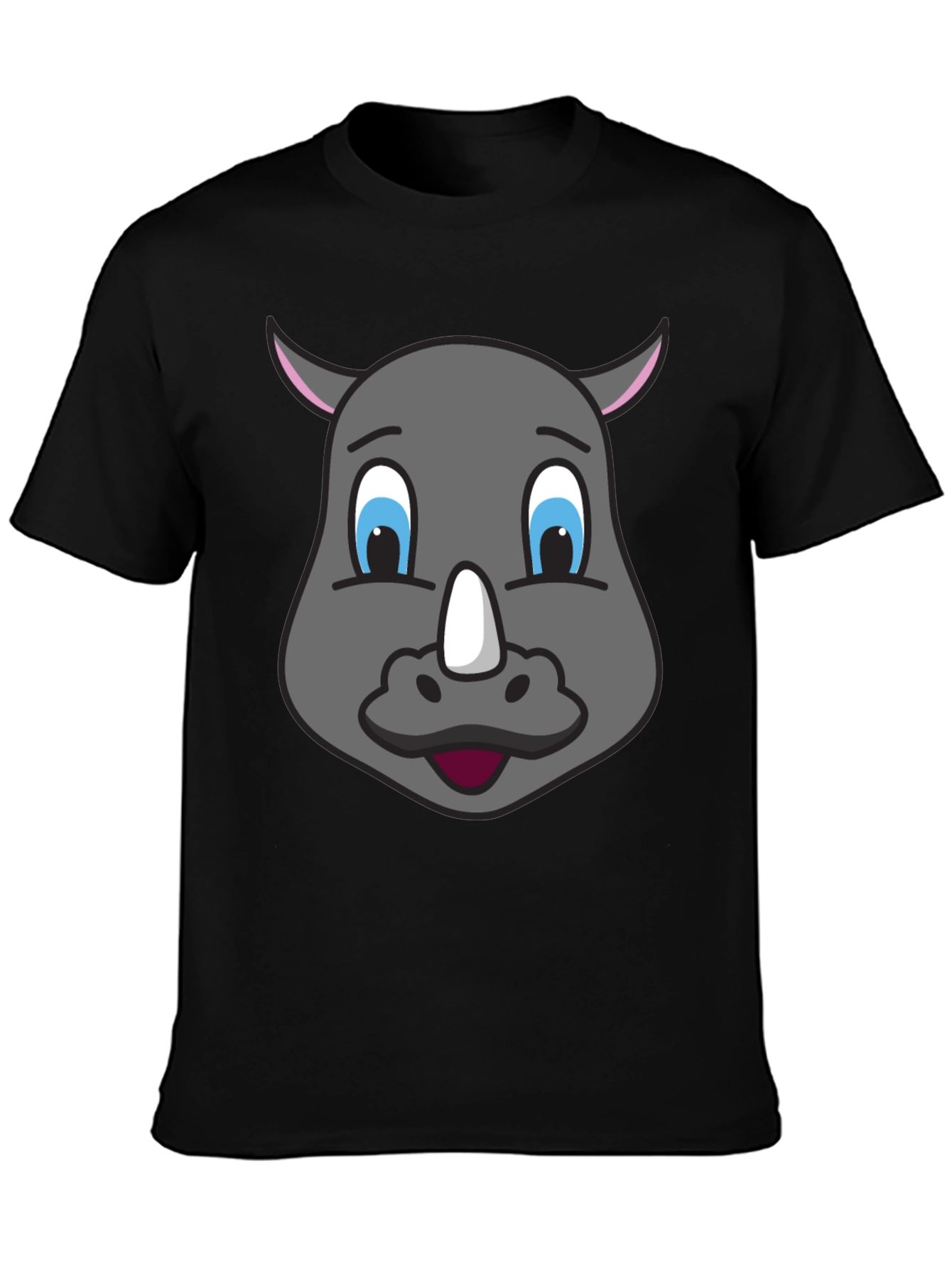Cartoon Rhino T-Shirt - Unique Graphic Tee