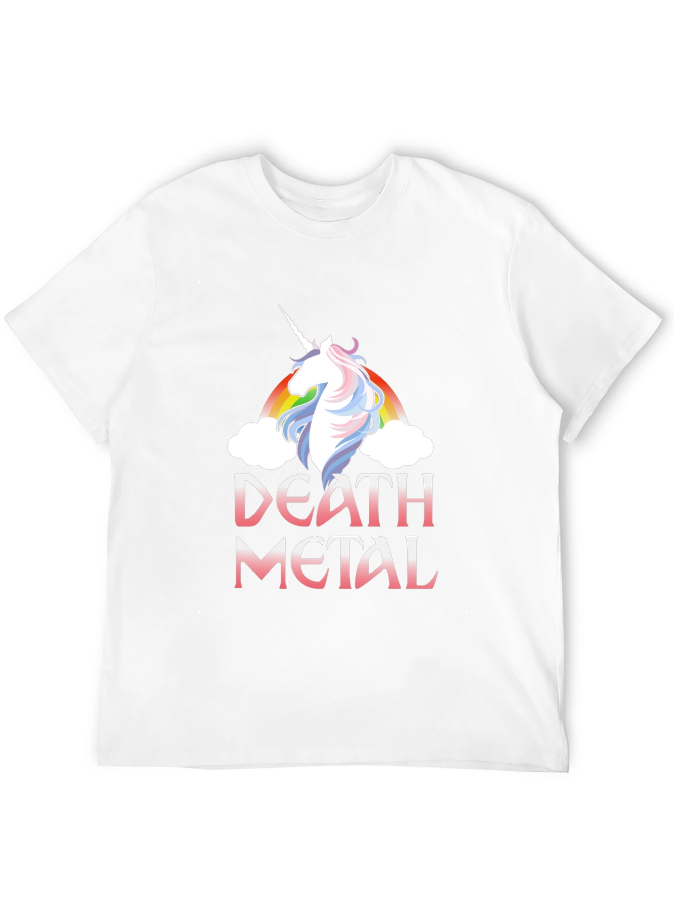 Death Metal Unicorn Black T-Shirt