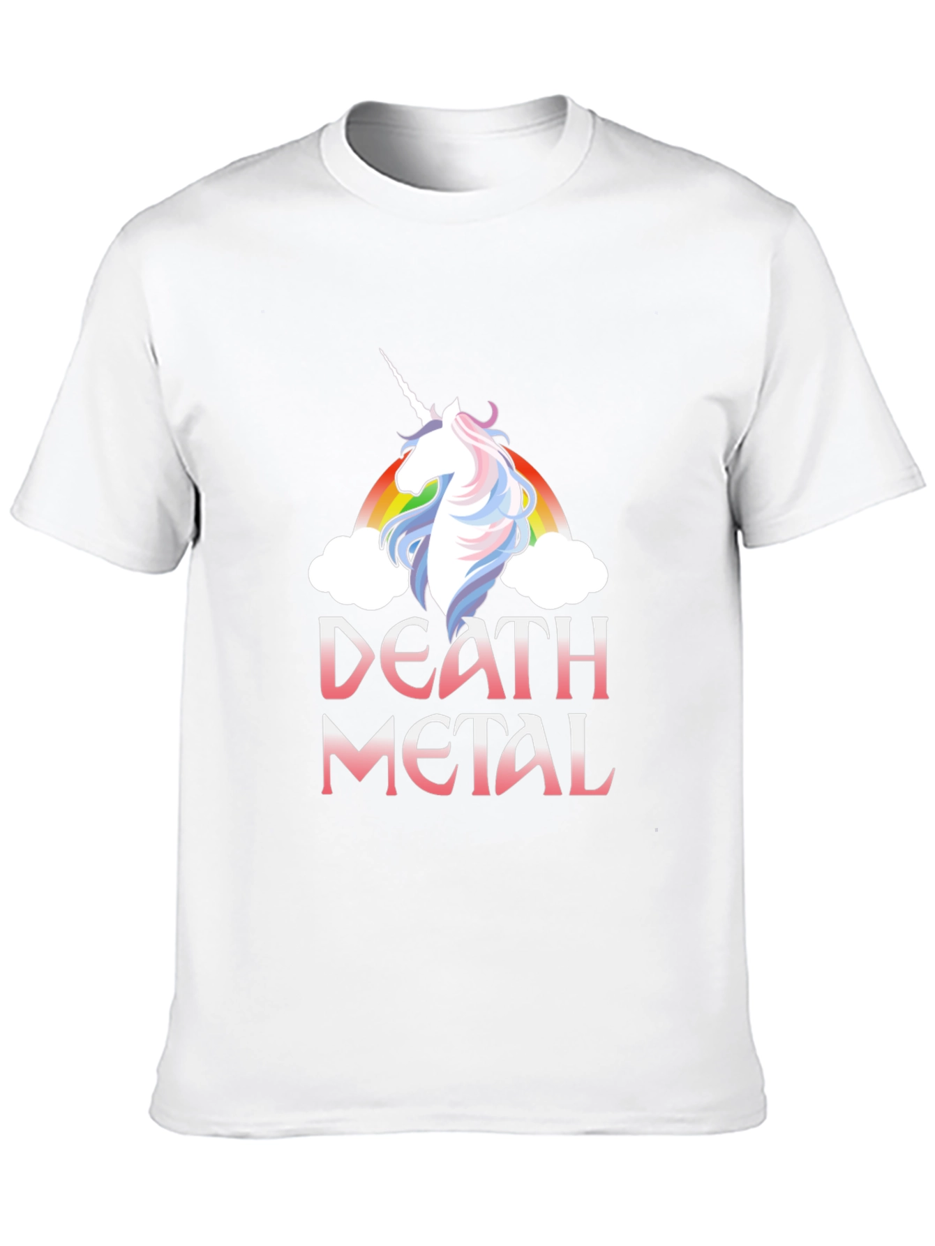 Death Metal Unicorn Black T-Shirt