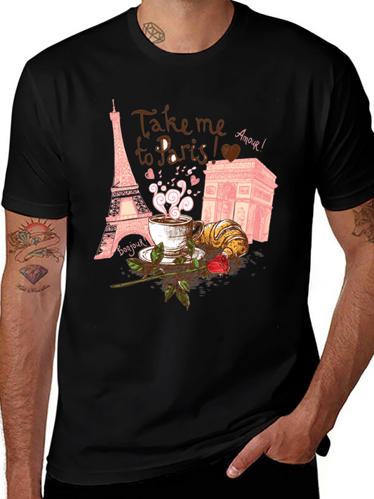 Take Me to Paris T-Shirt - Eiffel Tower French Style