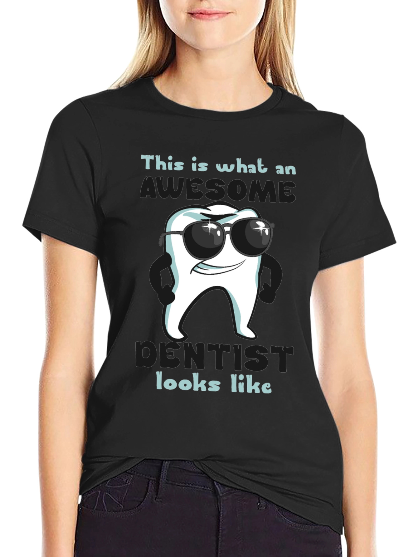 Awesome Dentist T-Shirt - Cool Tooth Design