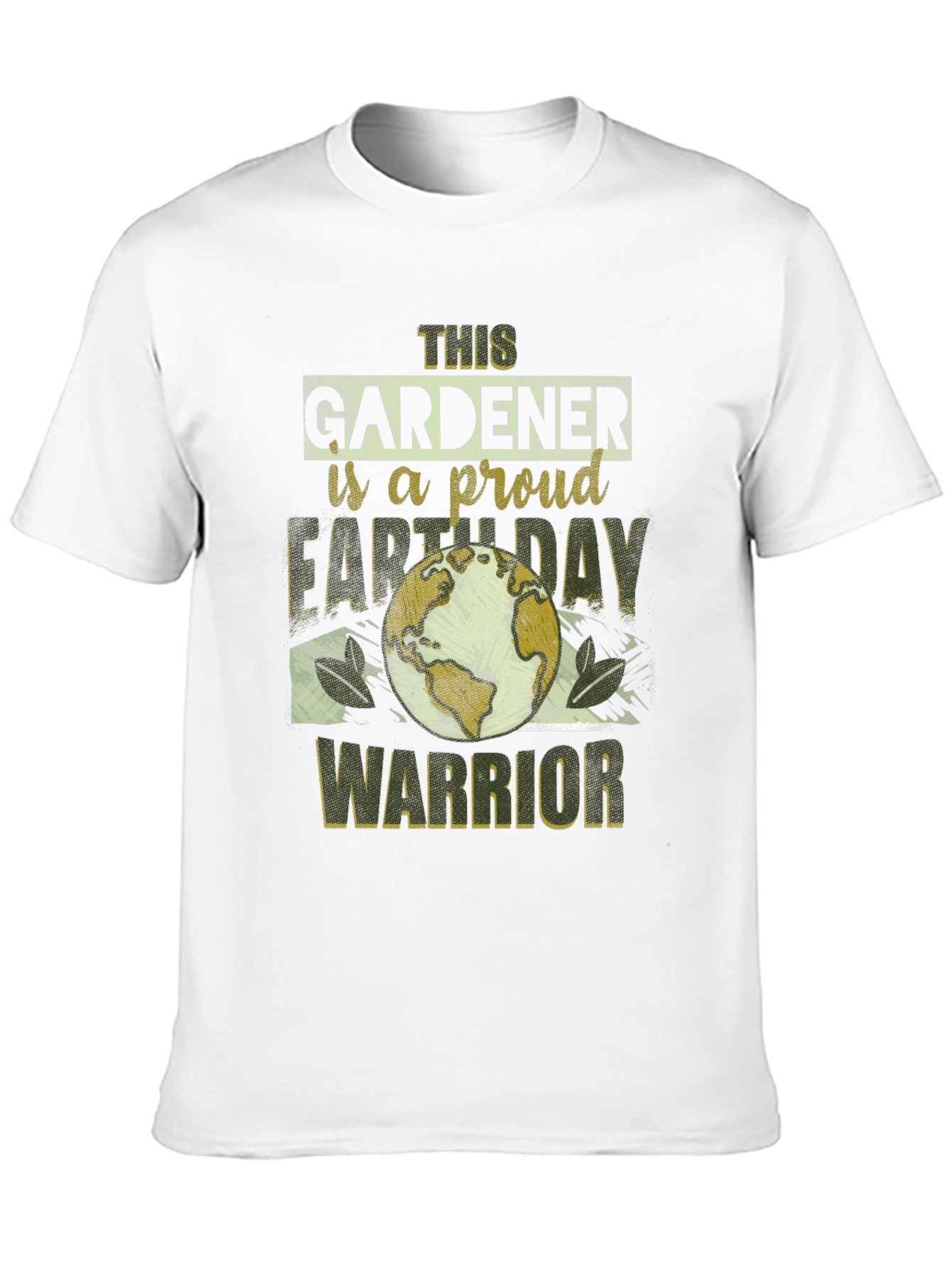 Gardener Earth Day Warrior Graphic Tee