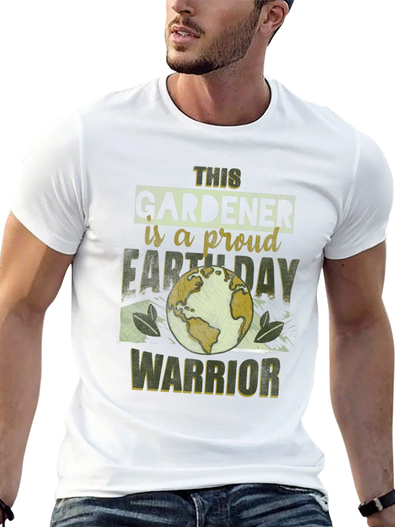 Gardener Earth Day Warrior Graphic Tee
