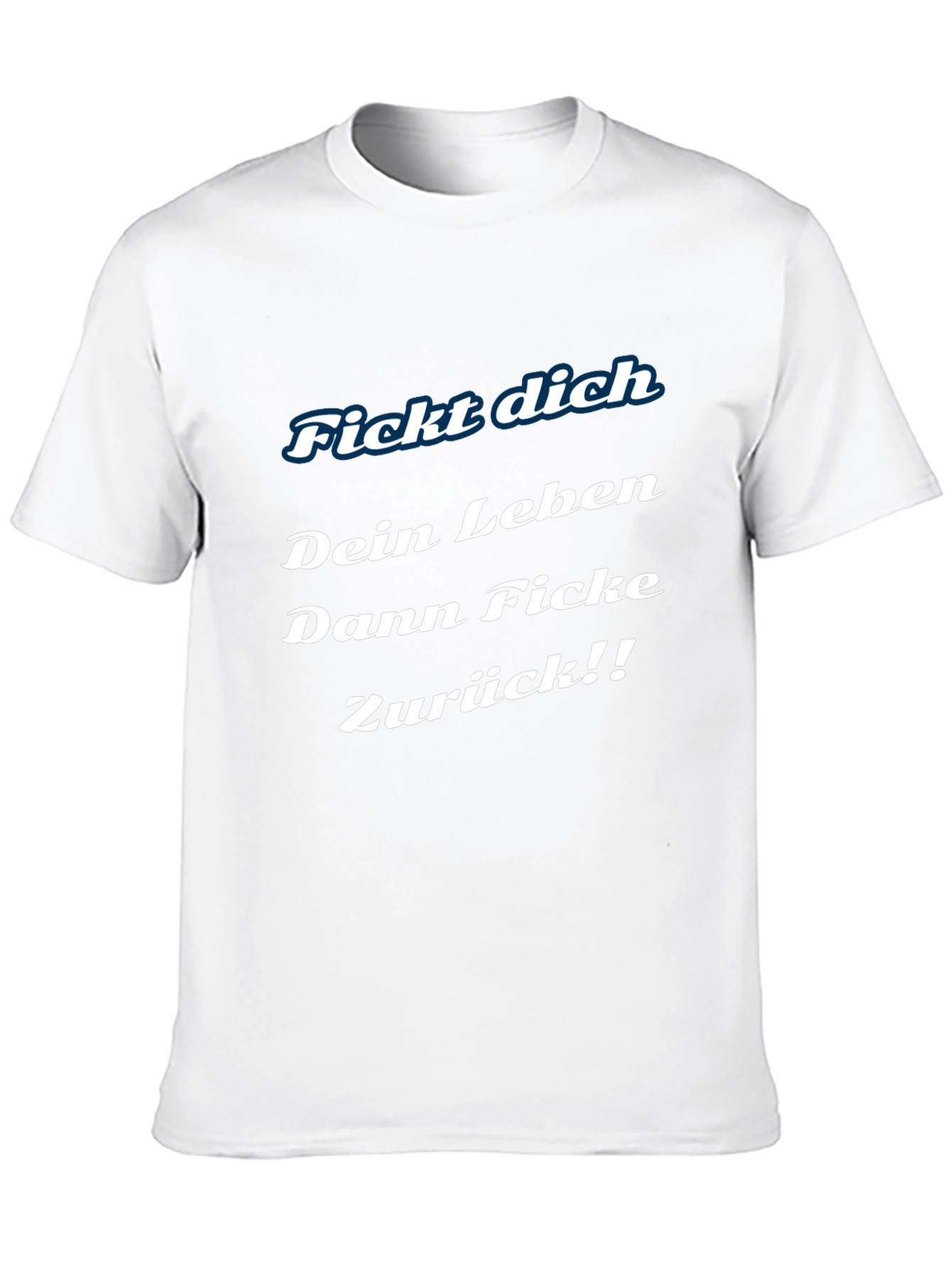 Fickt Dich Graphic Tee - Edgy German Slogan T-Shirt