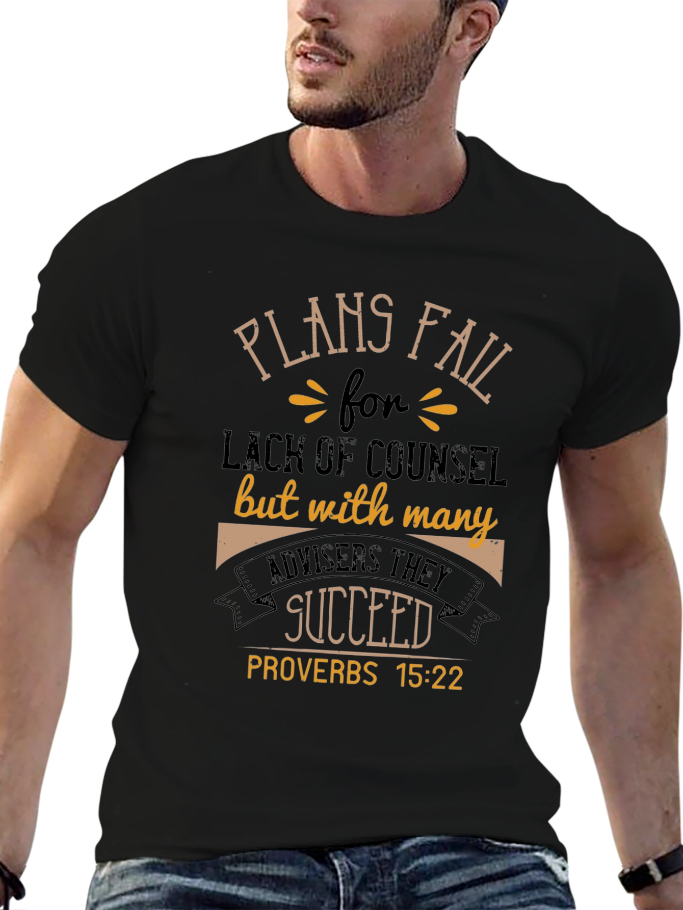 Plans Fail Proverbs 15:22 Graphic T-Shirt