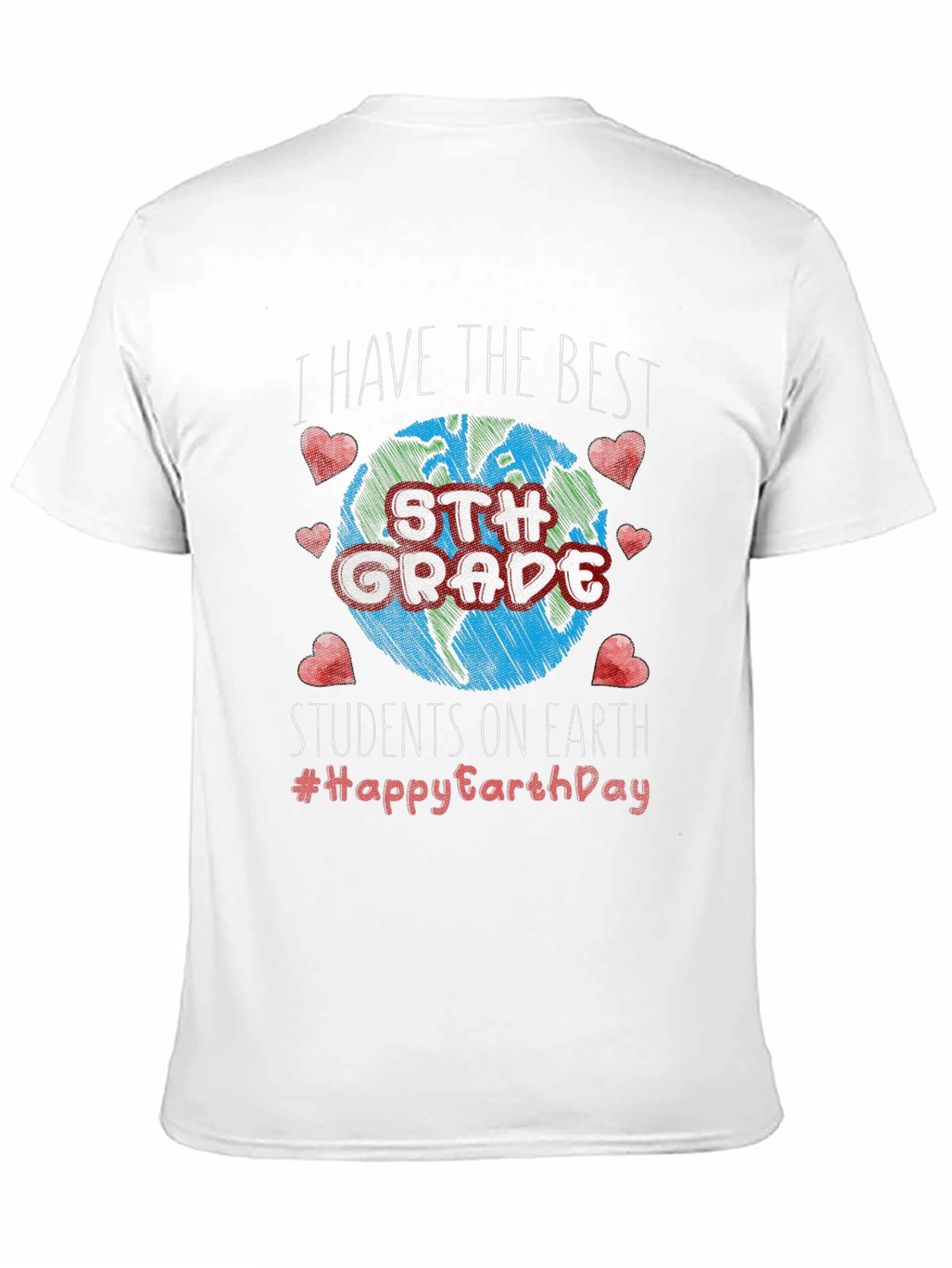 Best 5th Grade Students Earth Day T-Shirt