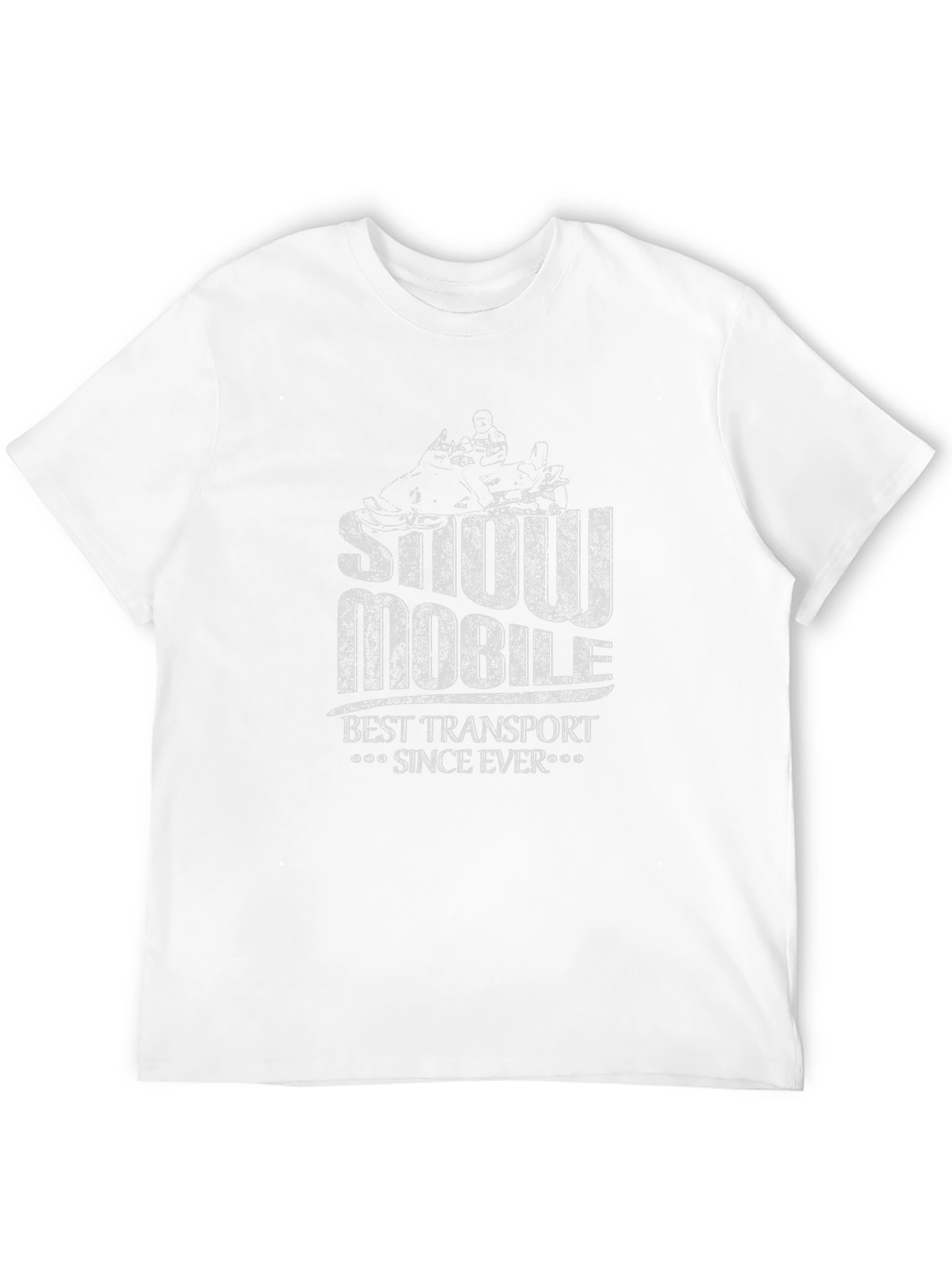 Snowmobile Best Transport T-Shirt - Black