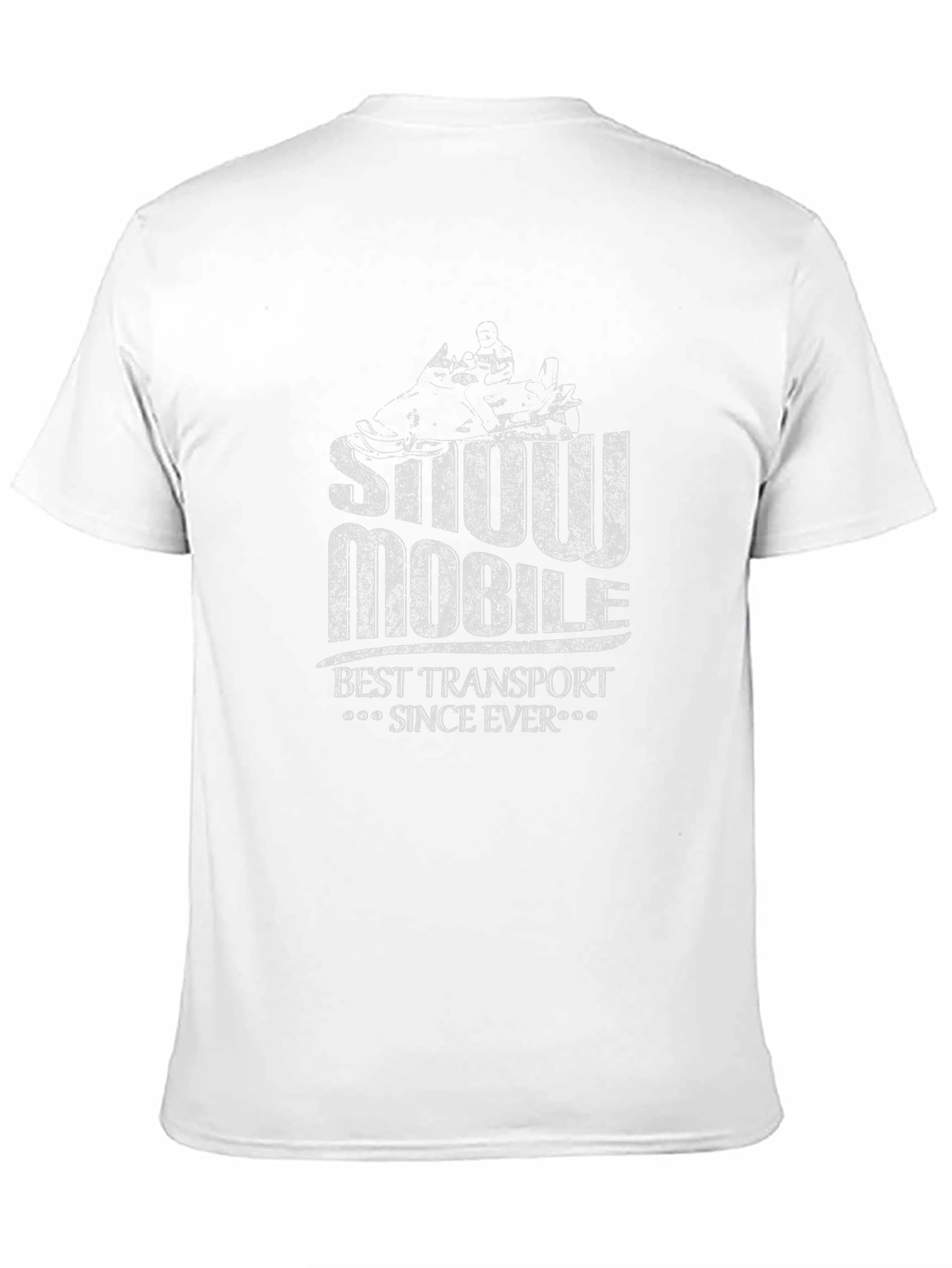 Snowmobile Best Transport T-Shirt - Black