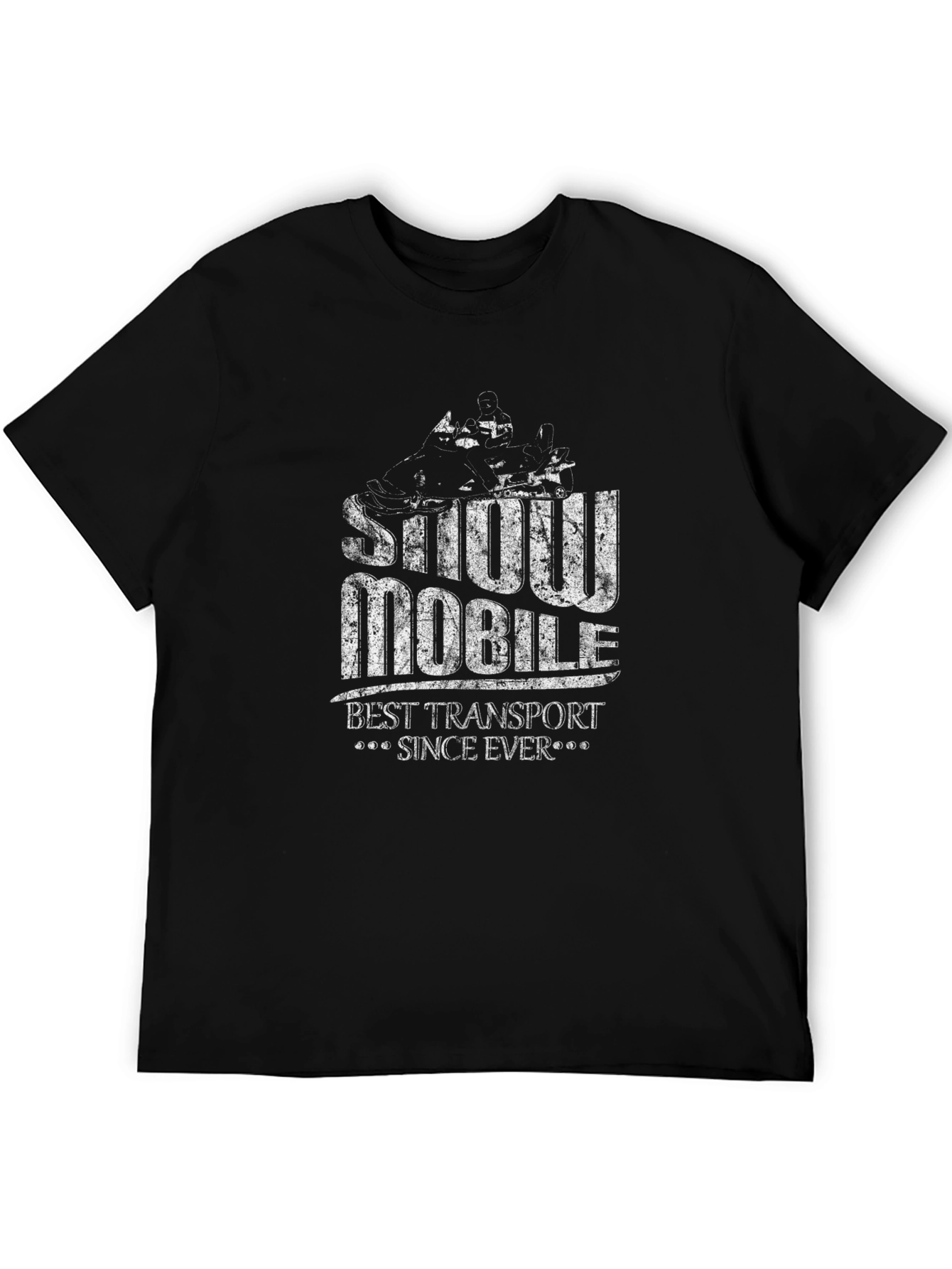 Snowmobile Best Transport T-Shirt - Black