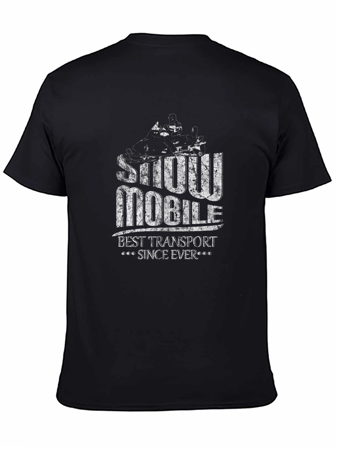 Snowmobile Best Transport T-Shirt - Black