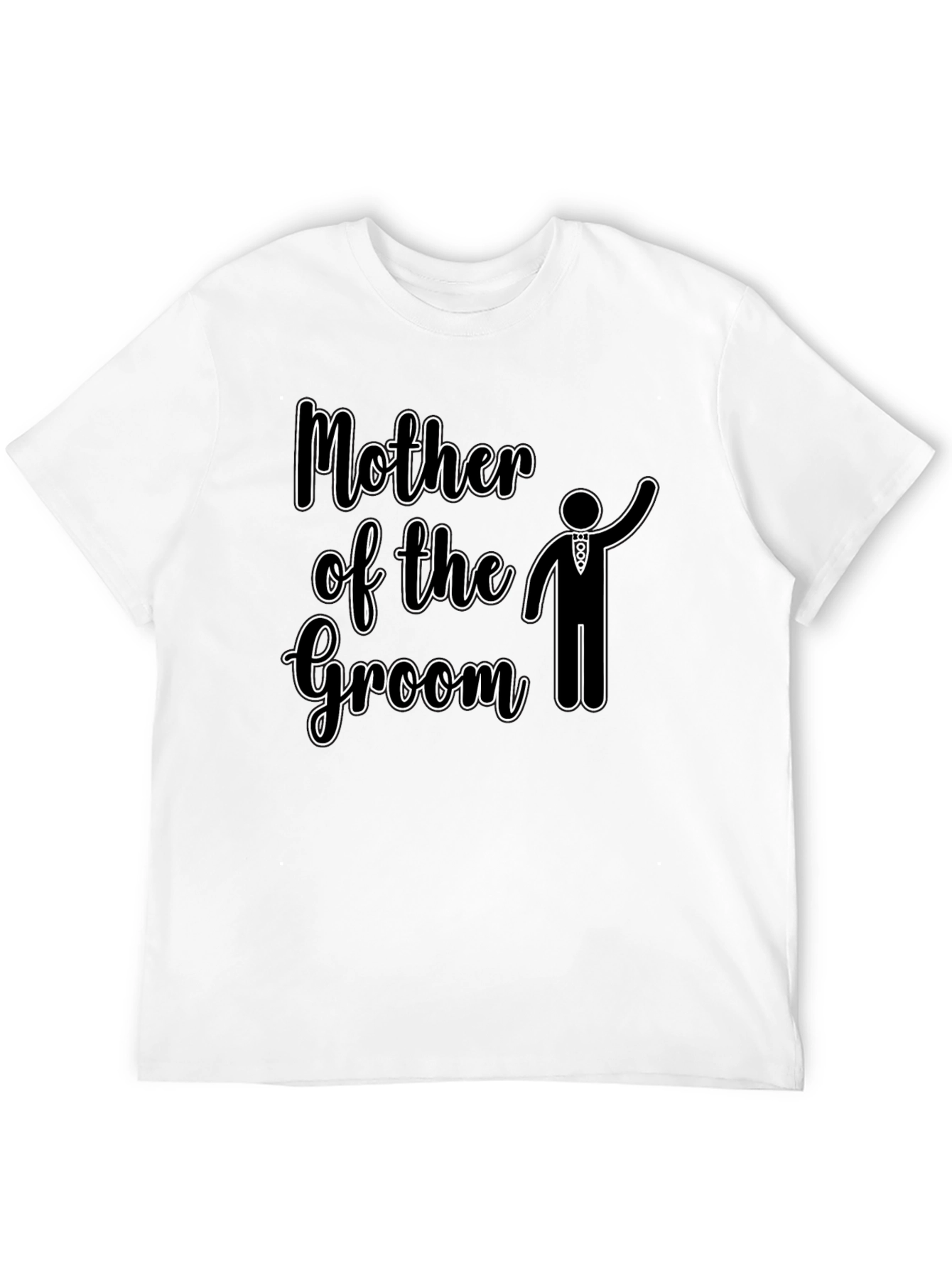 Mother of the Groom Wedding T-Shirt - Black