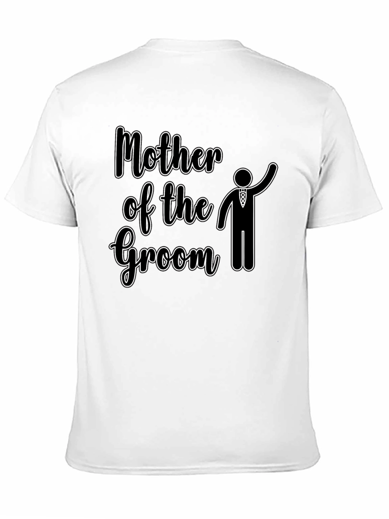 Mother of the Groom Wedding T-Shirt - Black