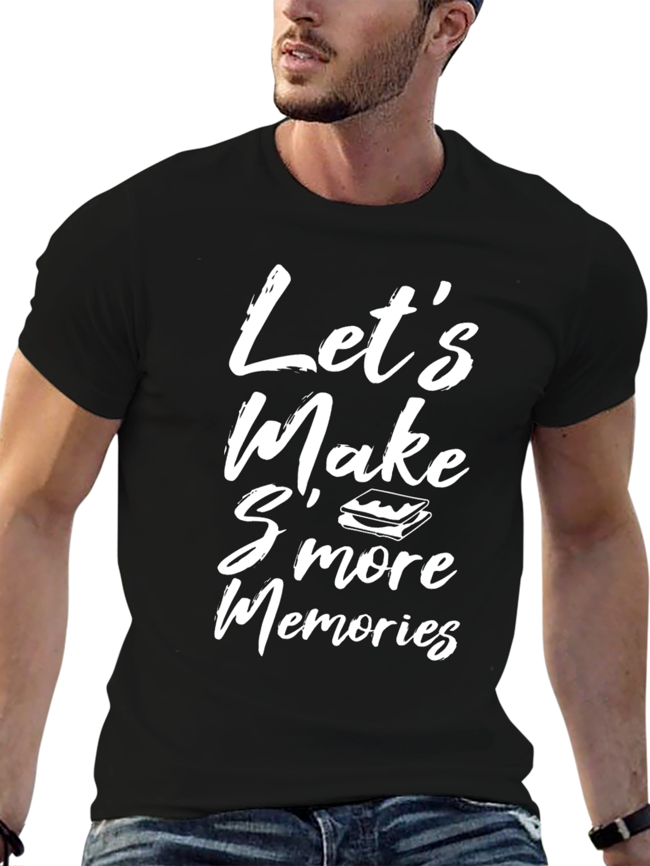 Smore Memories Black Graphic T-Shirt