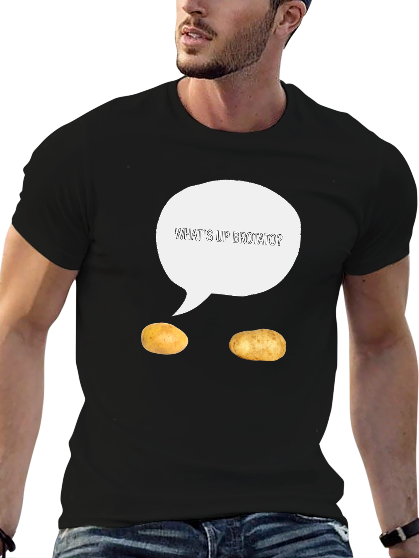 Funny Whats Up Brotato? Graphic Tee