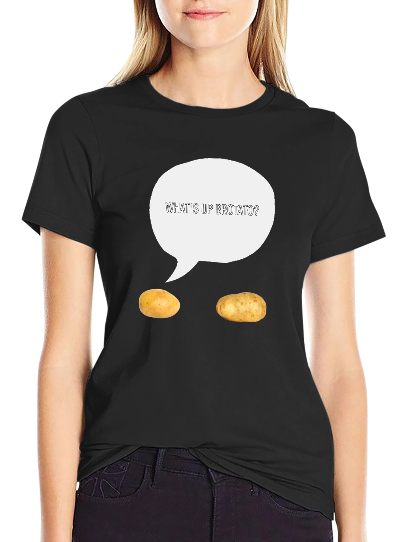 Funny Whats Up Brotato? Graphic Tee