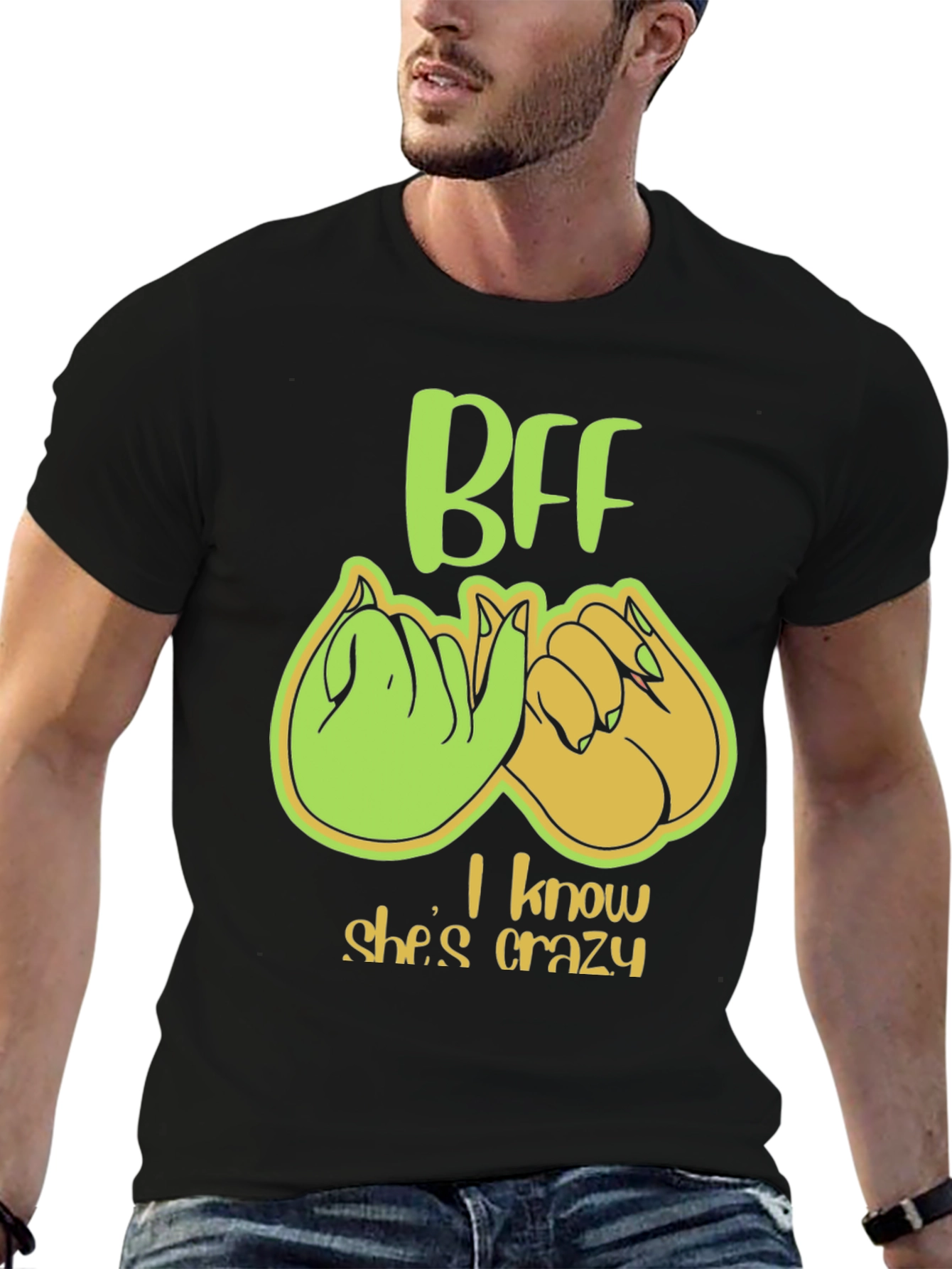 BFF Crazy Best Friend Pinky Promise T-Shirt