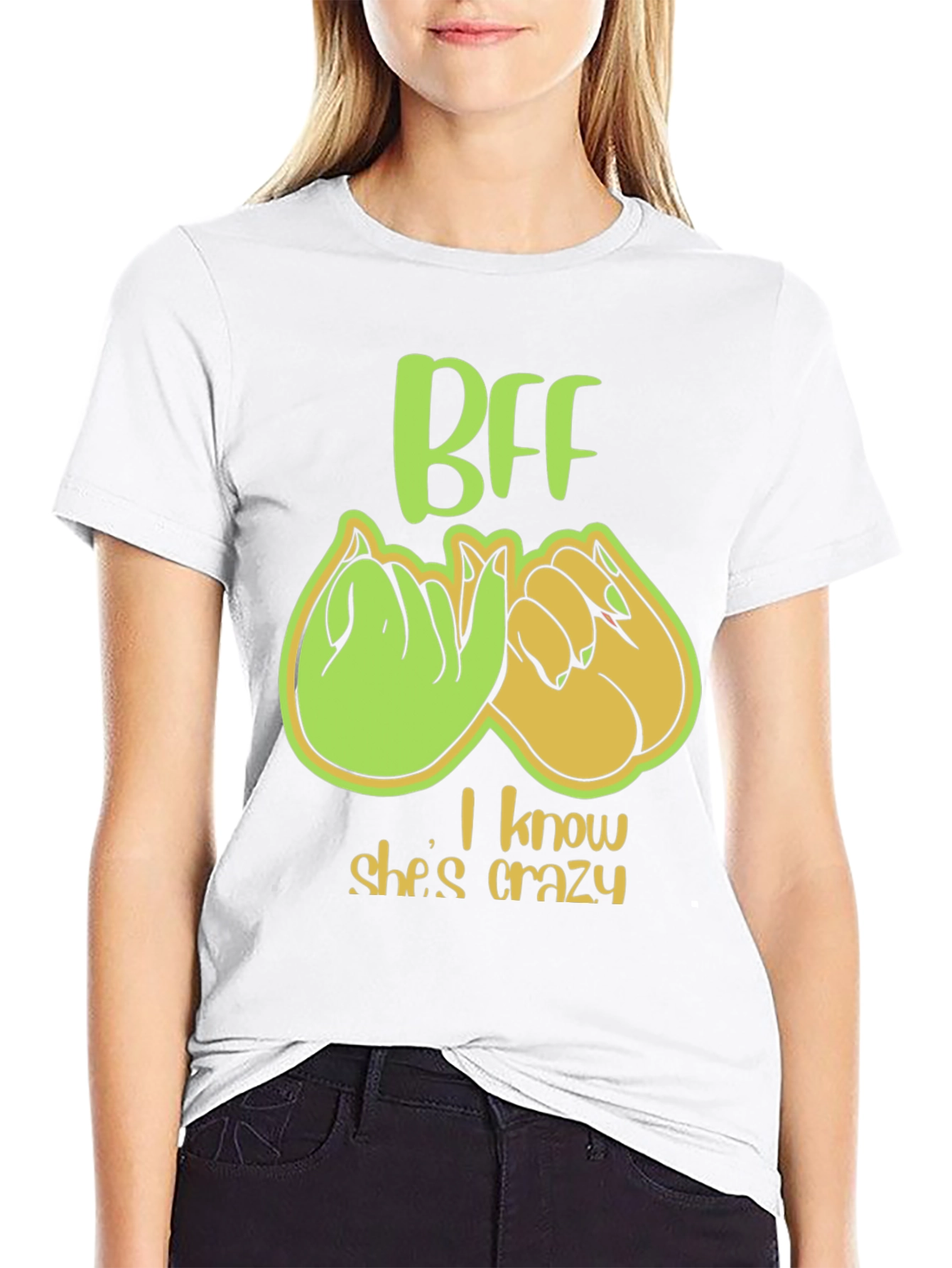 BFF Crazy Best Friend Pinky Promise T-Shirt