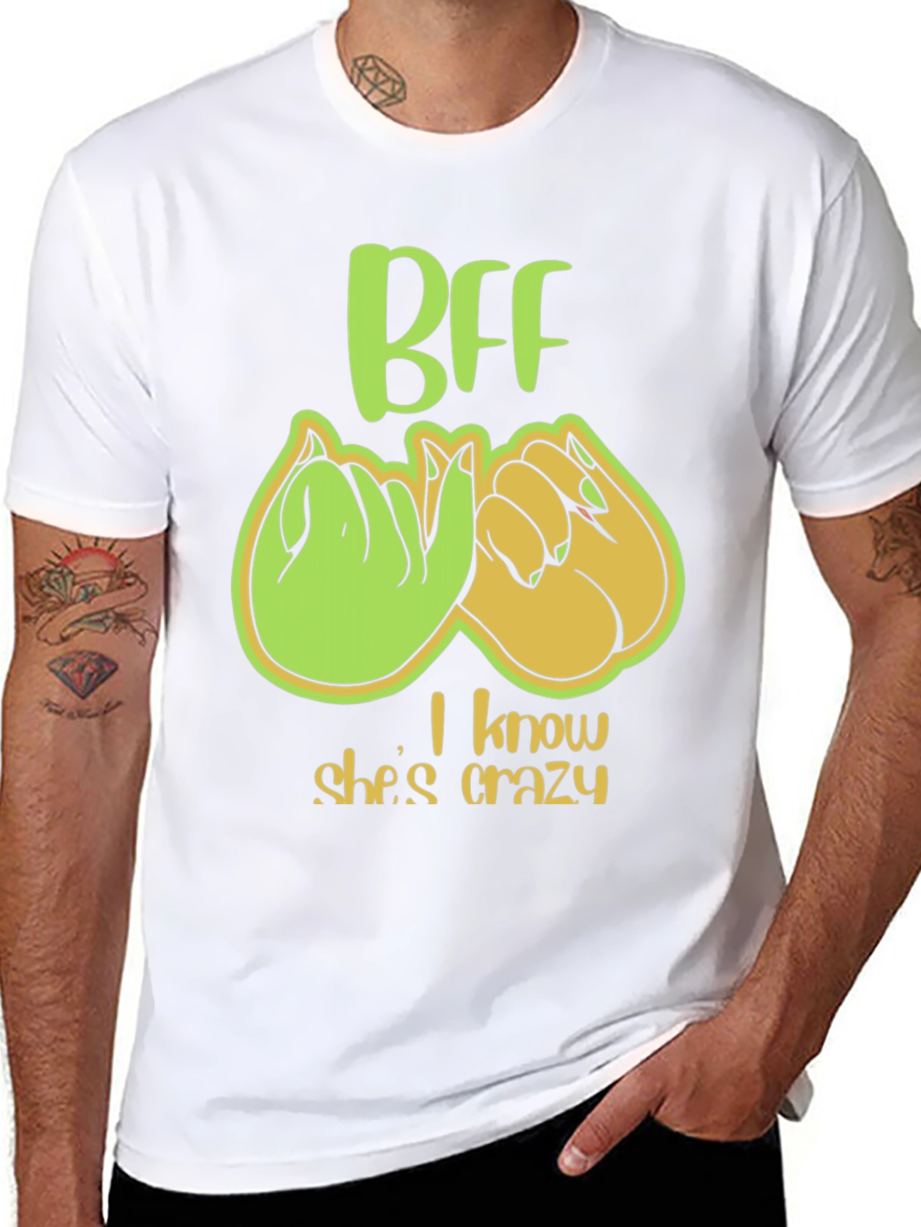 BFF Crazy Best Friend Pinky Promise T-Shirt