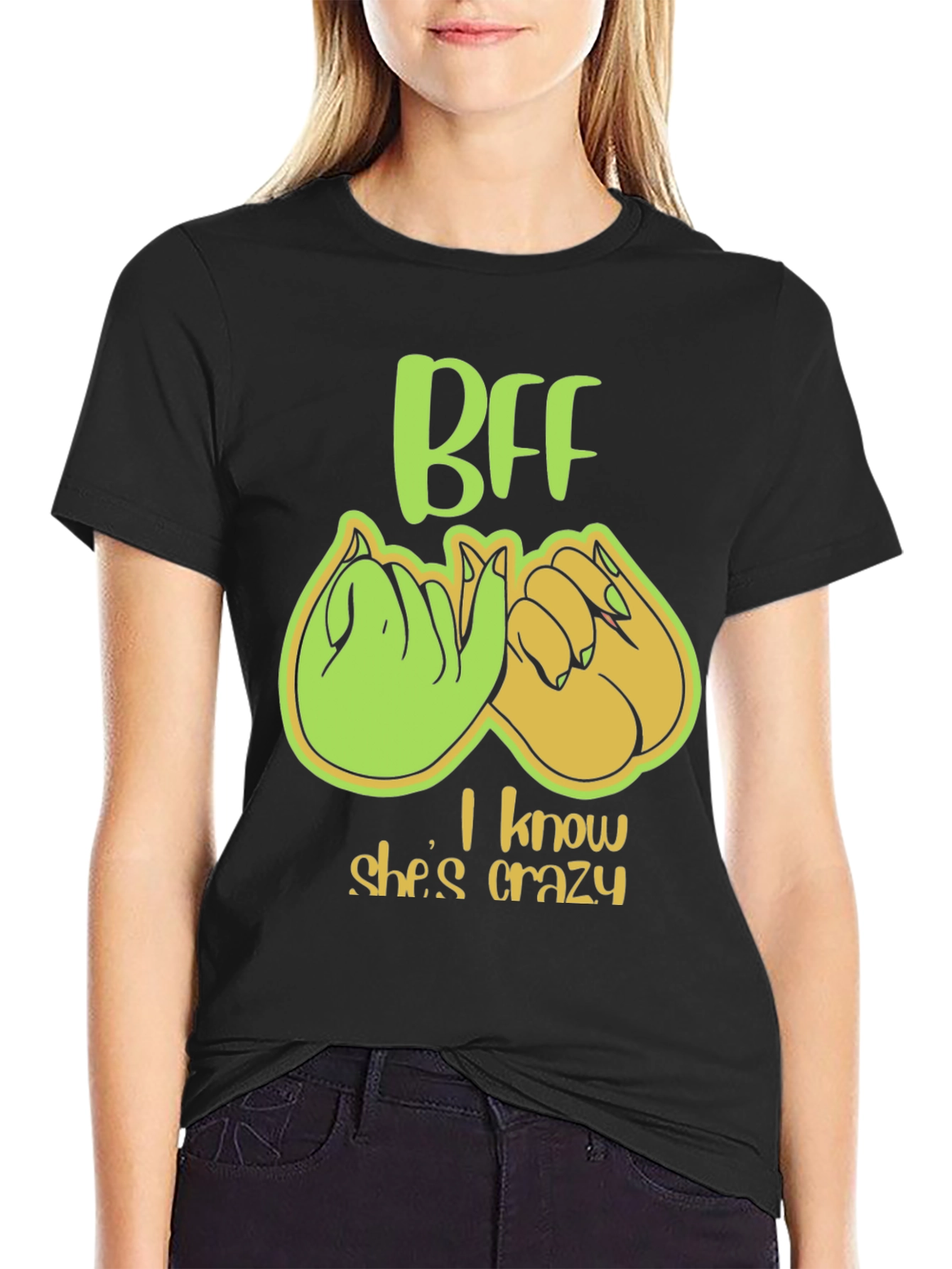 BFF Crazy Best Friend Pinky Promise T-Shirt