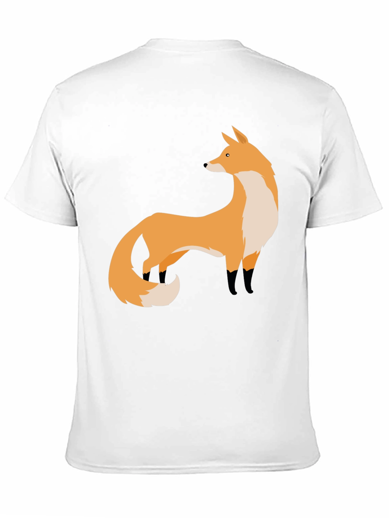 Fox Graphic Black T-Shirt | Stylish Animal Print Tee