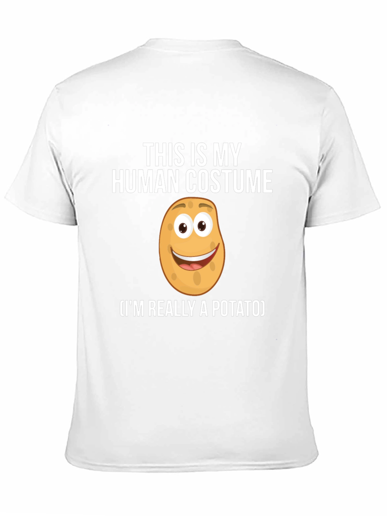 Human Costume Potato T-Shirt: Funny Novelty Tee