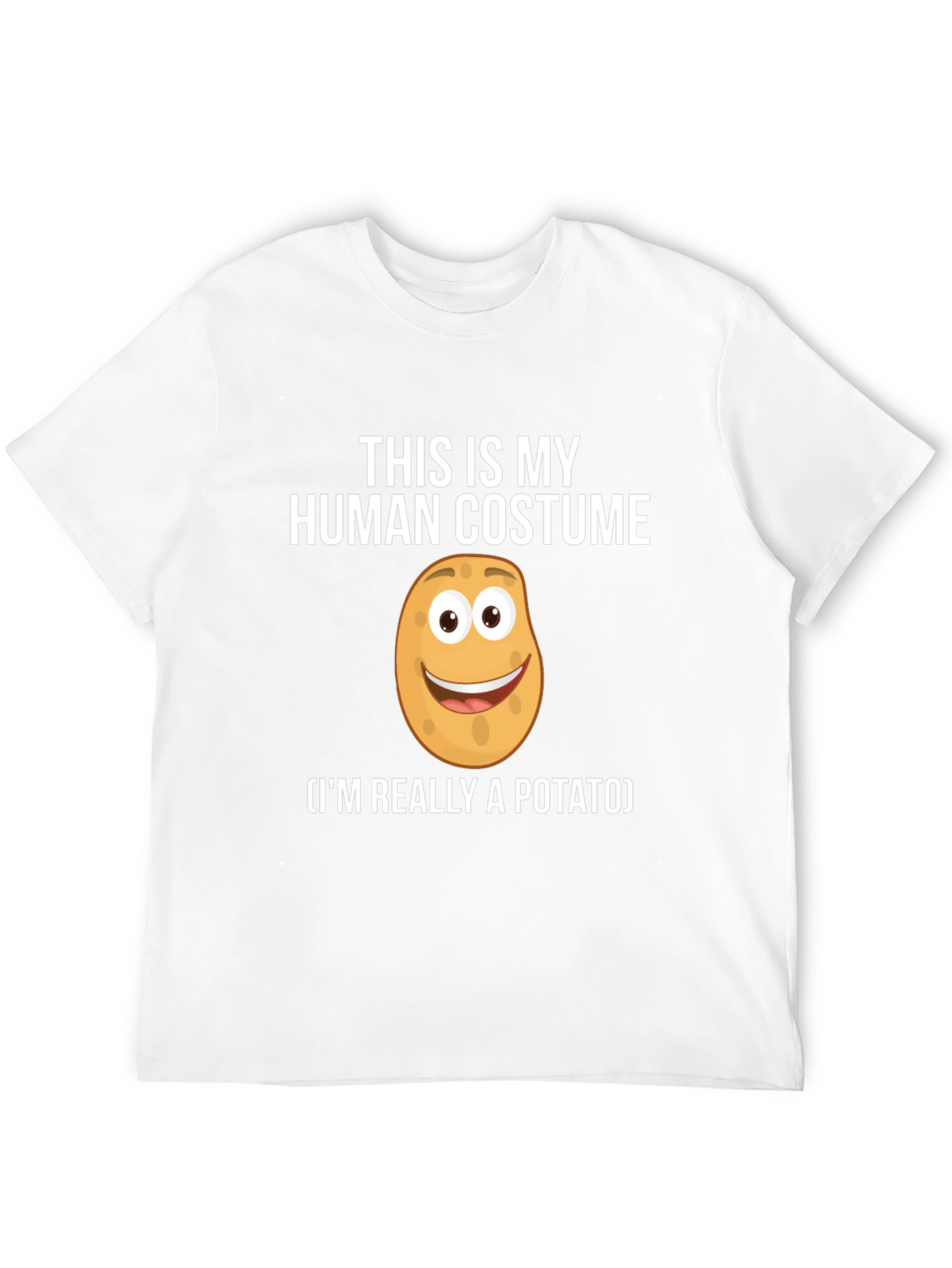Human Costume Potato T-Shirt: Funny Novelty Tee